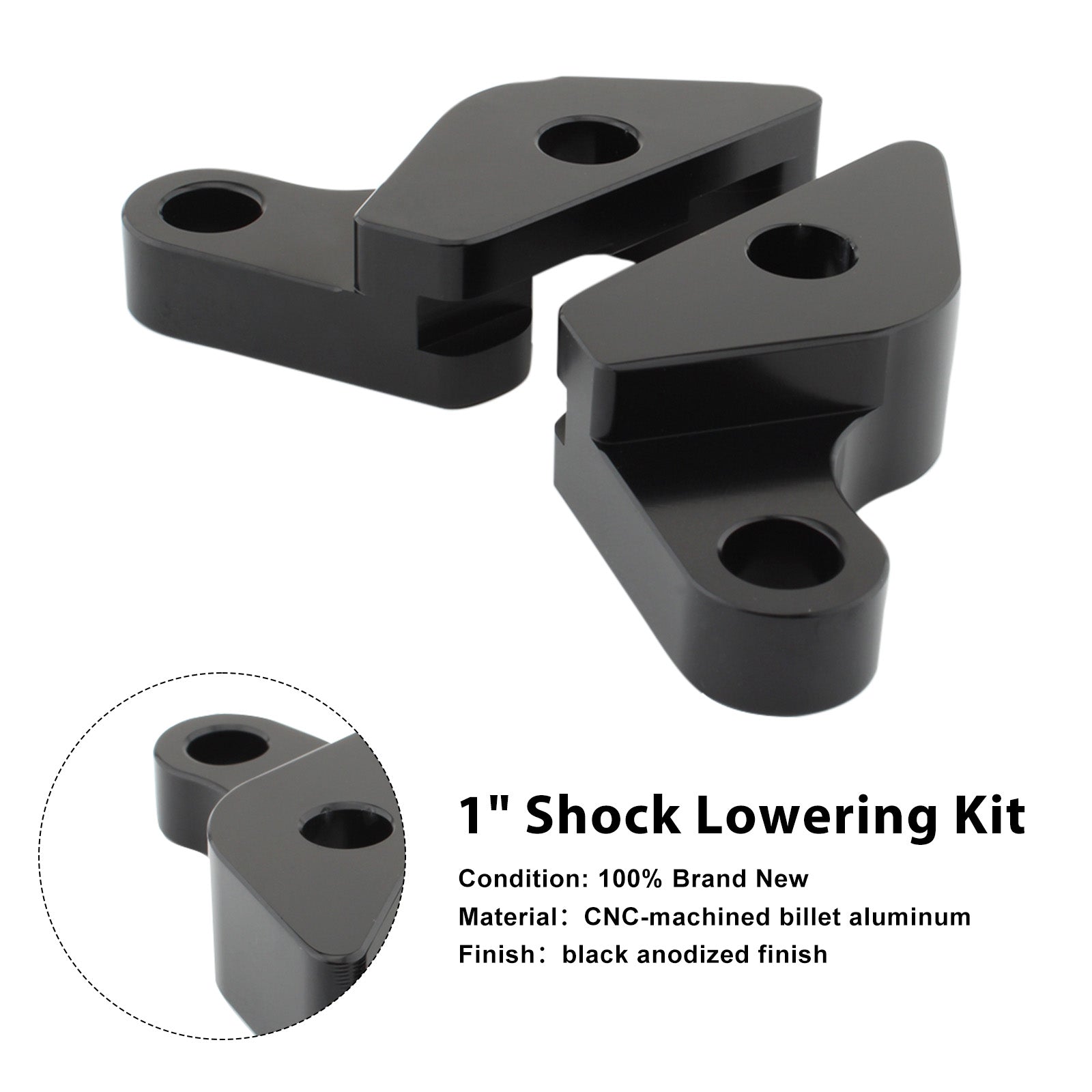 2007-2017 HARLEY VRSC V-ROD 1" Shock Lowering Kit