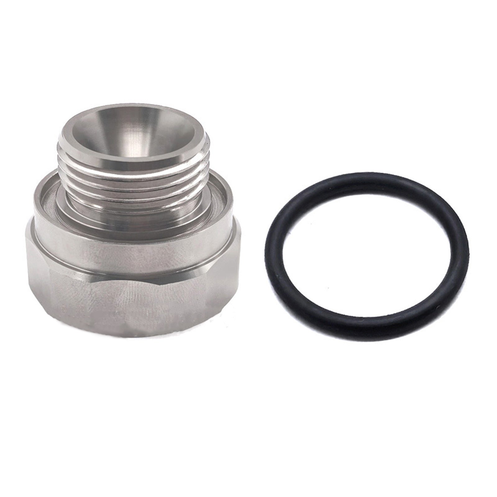 Thread Size Oil Drain Valve Adapter Silver A-211 27mm-2.0