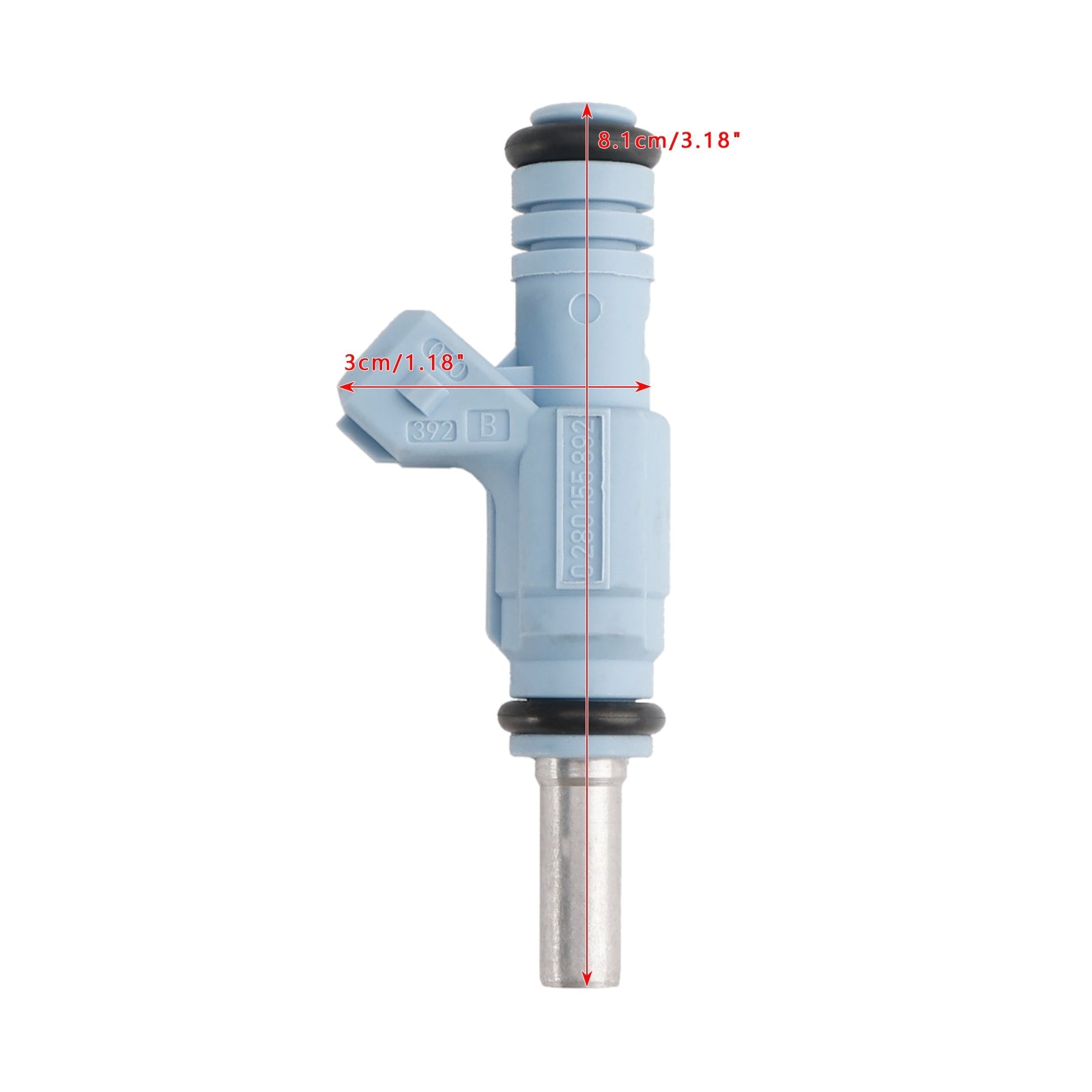 4PCS Fuel Injector 0280155892 Fit Audi TT Quattro 1.5L 2000-2002 0280155893