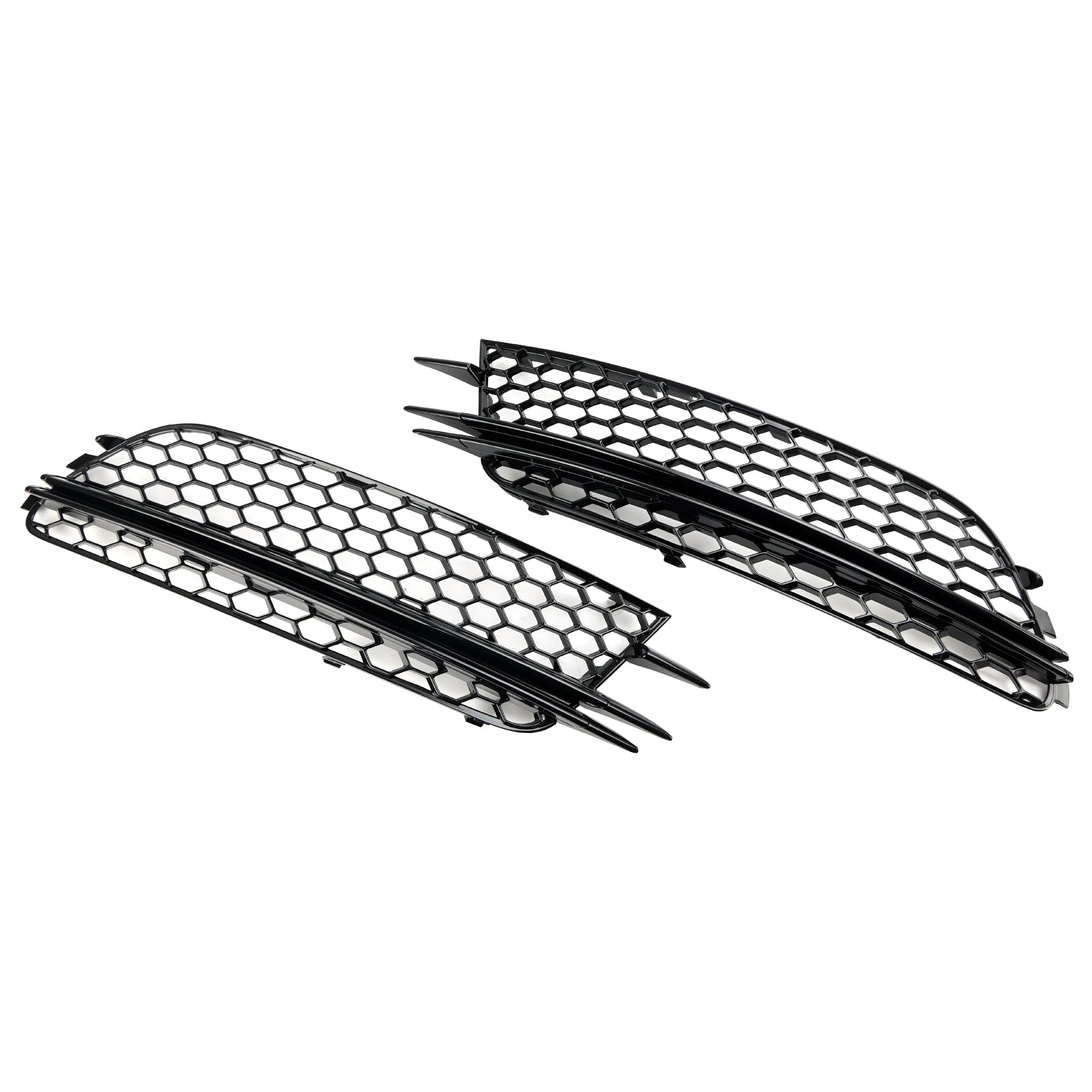 2012-2015 Audi A6 4G C7 2PCS Front Fog Light Cover Bezel Bumper Grille