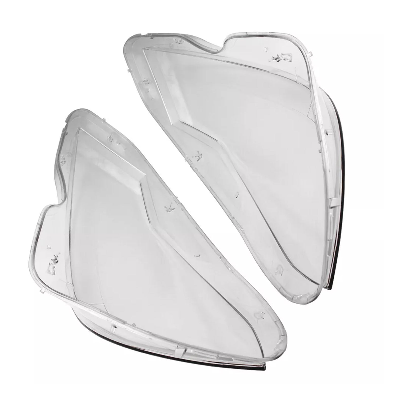 2011-2015 Mercedes Benz C W204 2PCS Front Headlight Lens Cover LampShade