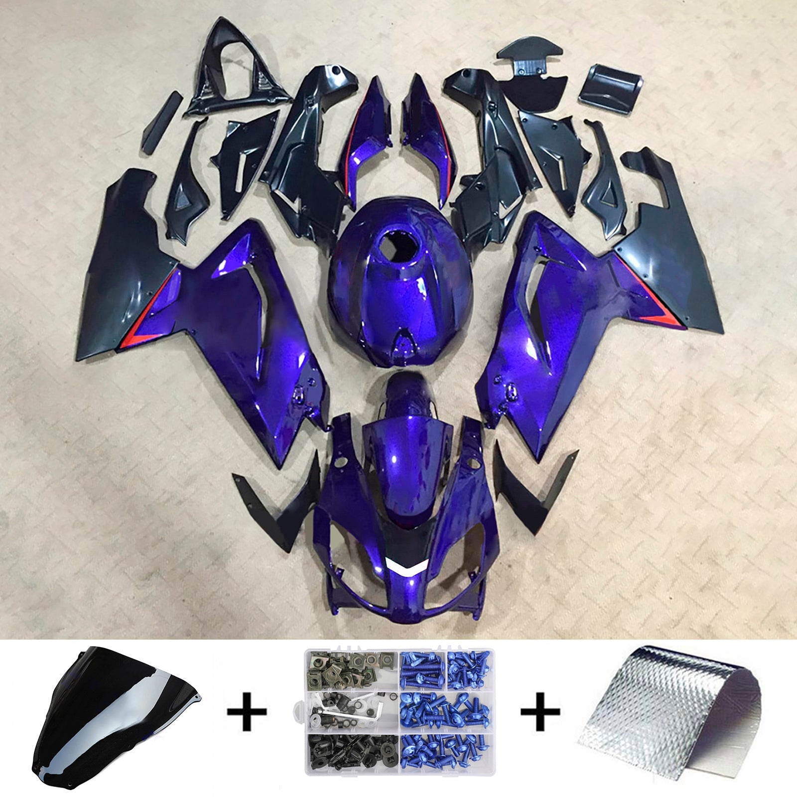 Injection Fairing Kit Bodywork Plastic ABS fit For Aprilia RS125 2006-2011