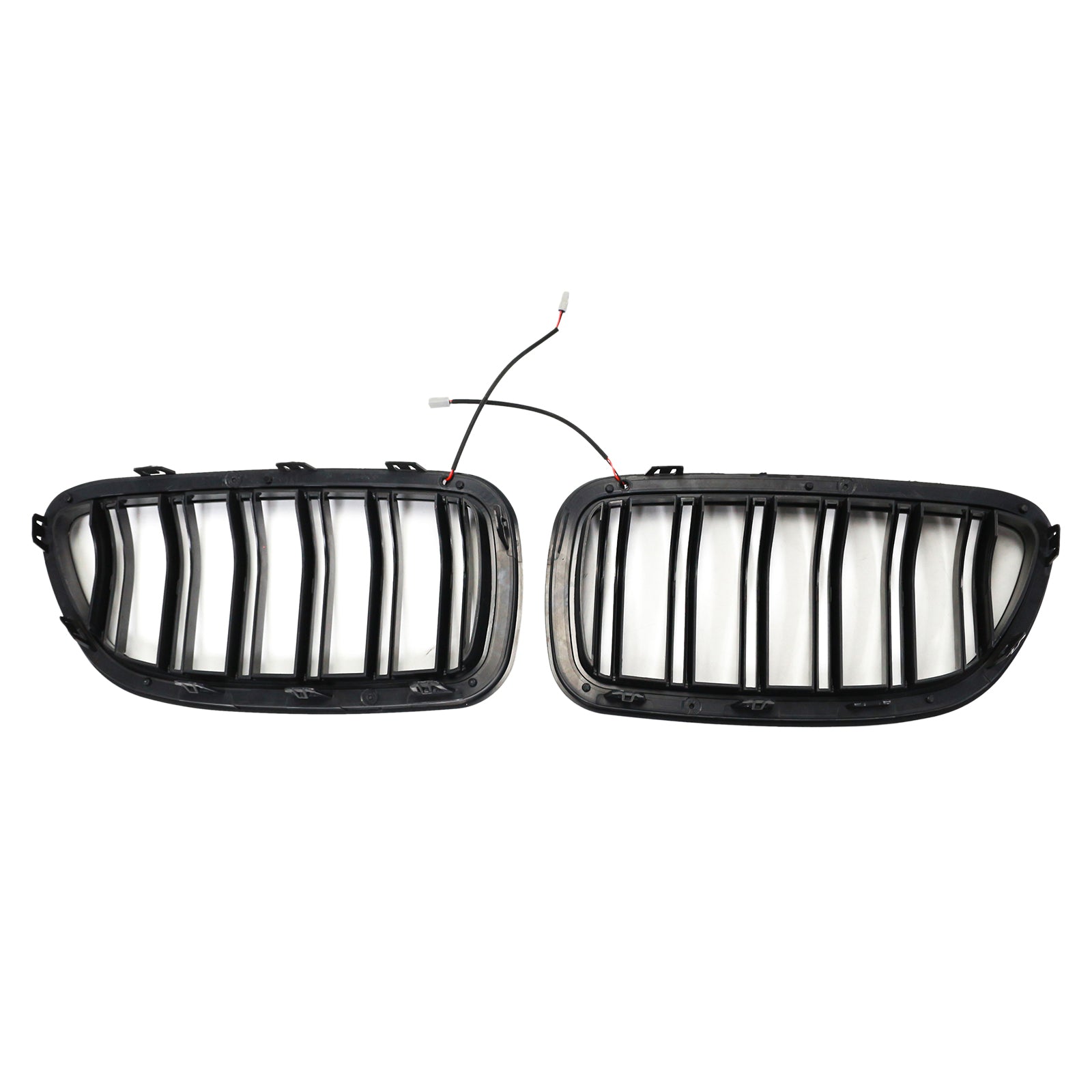 01.2009-10.2016 BMW 5-Series F10 Sedan Kidney Bumper Grill Grille Gloss Black 51137203649 51137203203