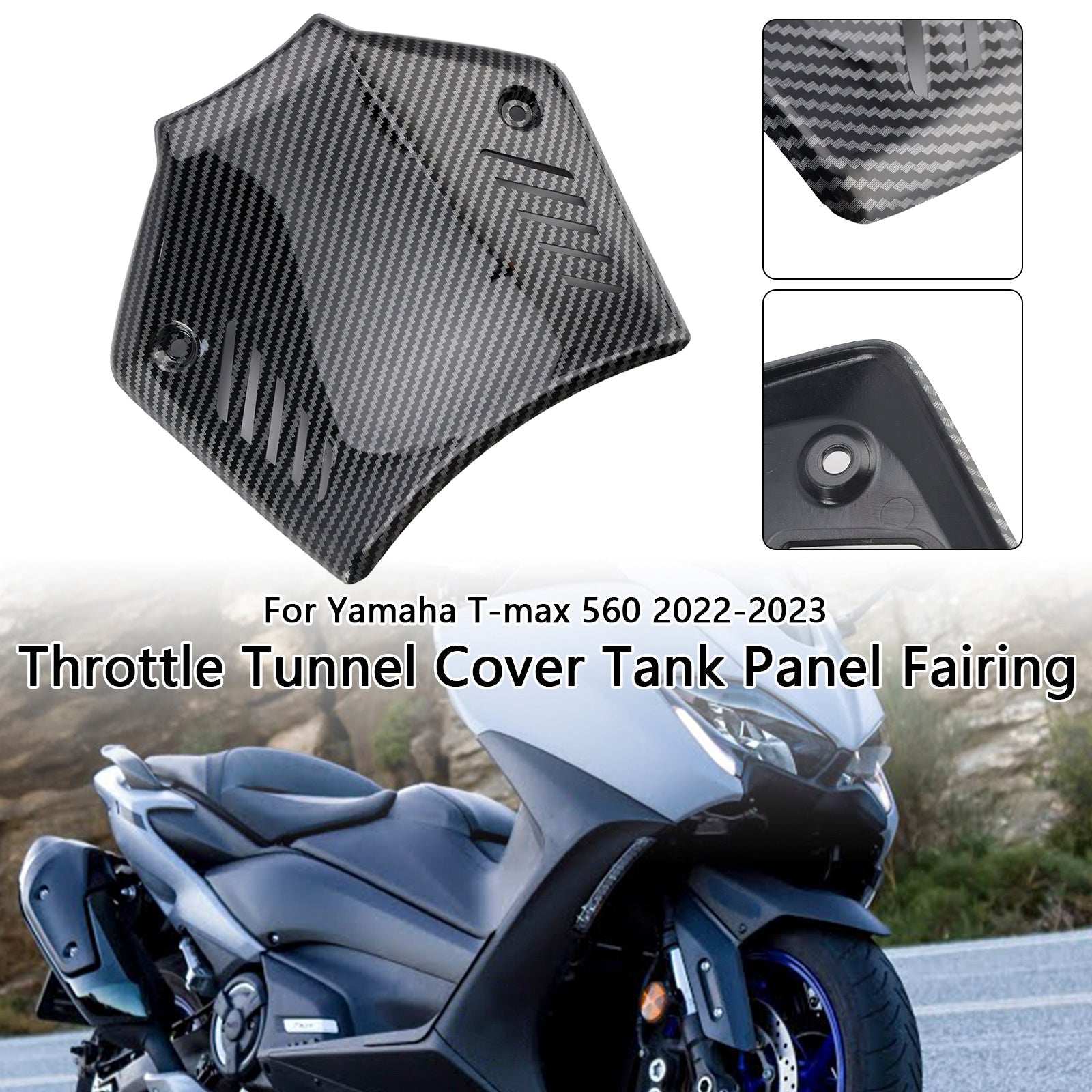 2022 2023 Yamaha Tmax 560 Throttle Tunnel Cover Tank Panel Fairing