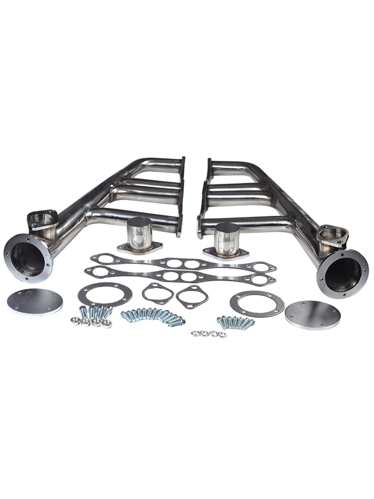 Exhaust Manifold Header 265-400 Fit Chevy Lake Style SBC V8 Small Block