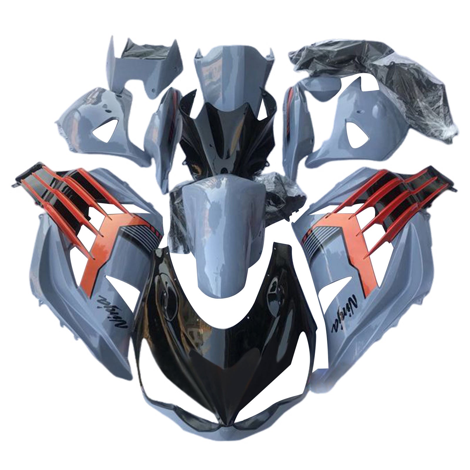 2012-2025 Kawasaki ZX14R Injection Fairing Kit Bodywork Plastic ABS #104