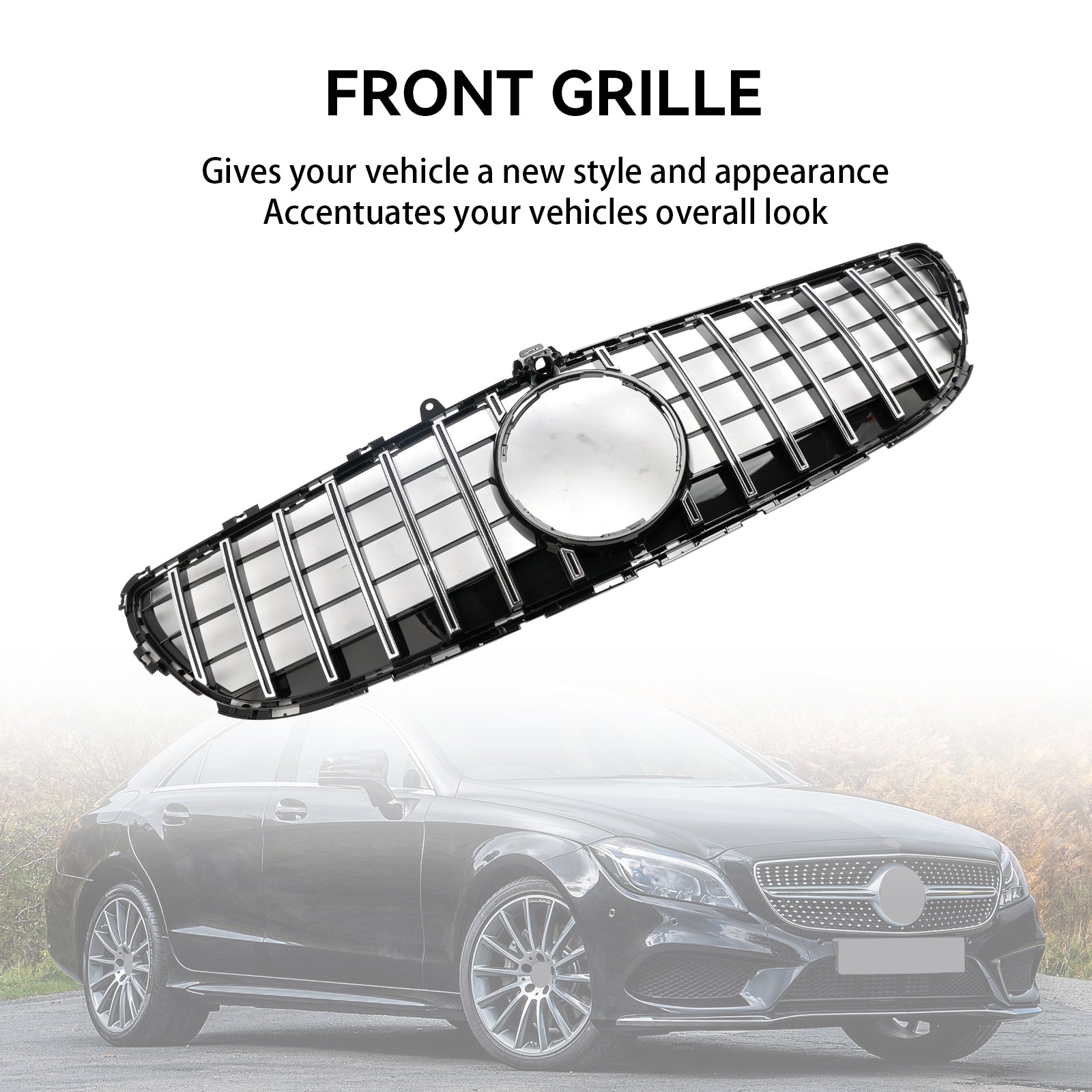 2015 2016 2017 2018 Mercedes Benz CLS-Class W218 CLS350 Front Bumper Grille Grill A2186200291