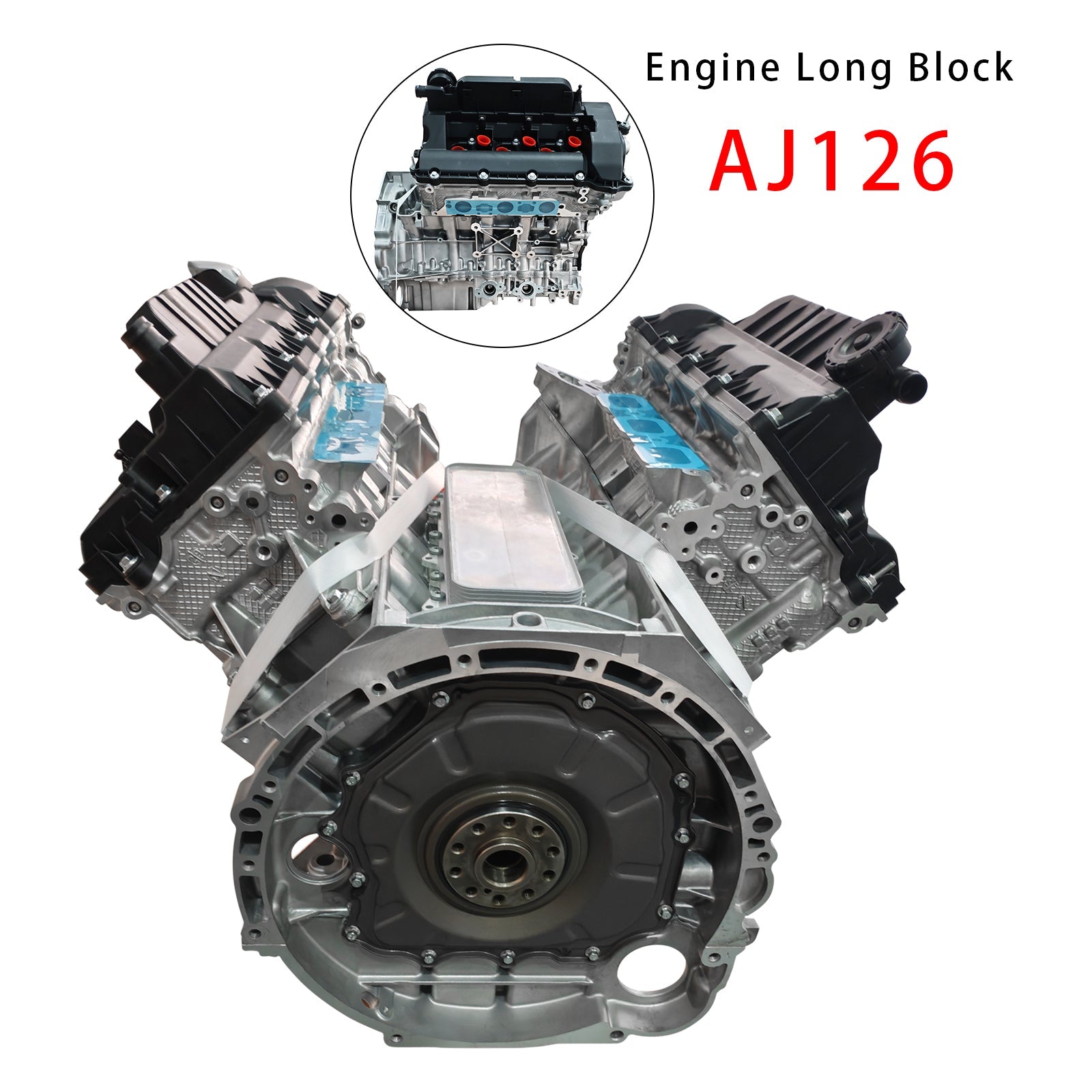 2015-2016 Jaugar XE X760 3.0L Long Engine Block Assy AJ126 306PS