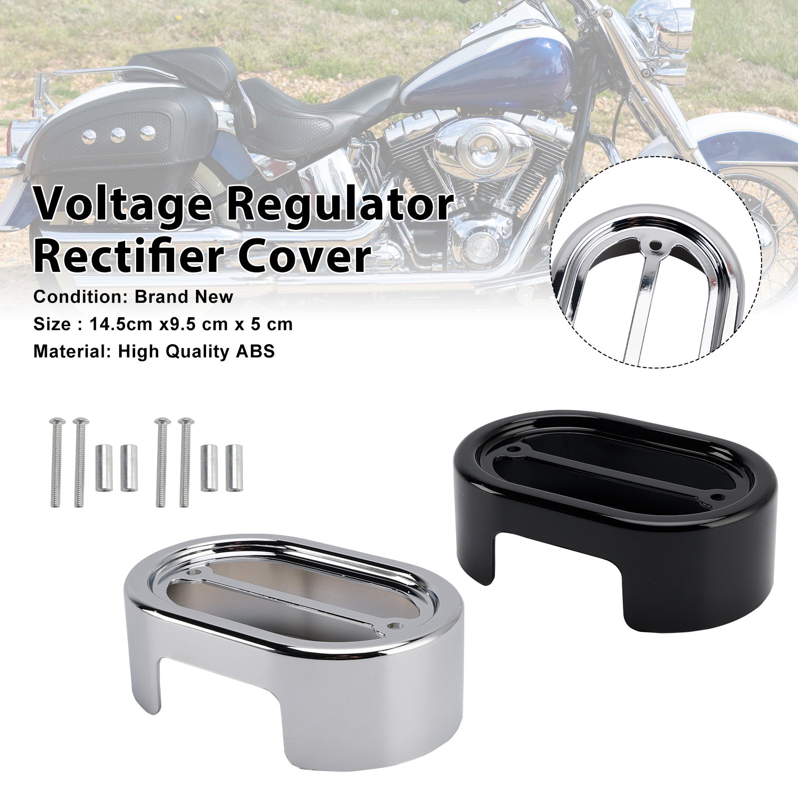 Voltage Regulator Rectifier Cover For Softail Breakout 2001-2017