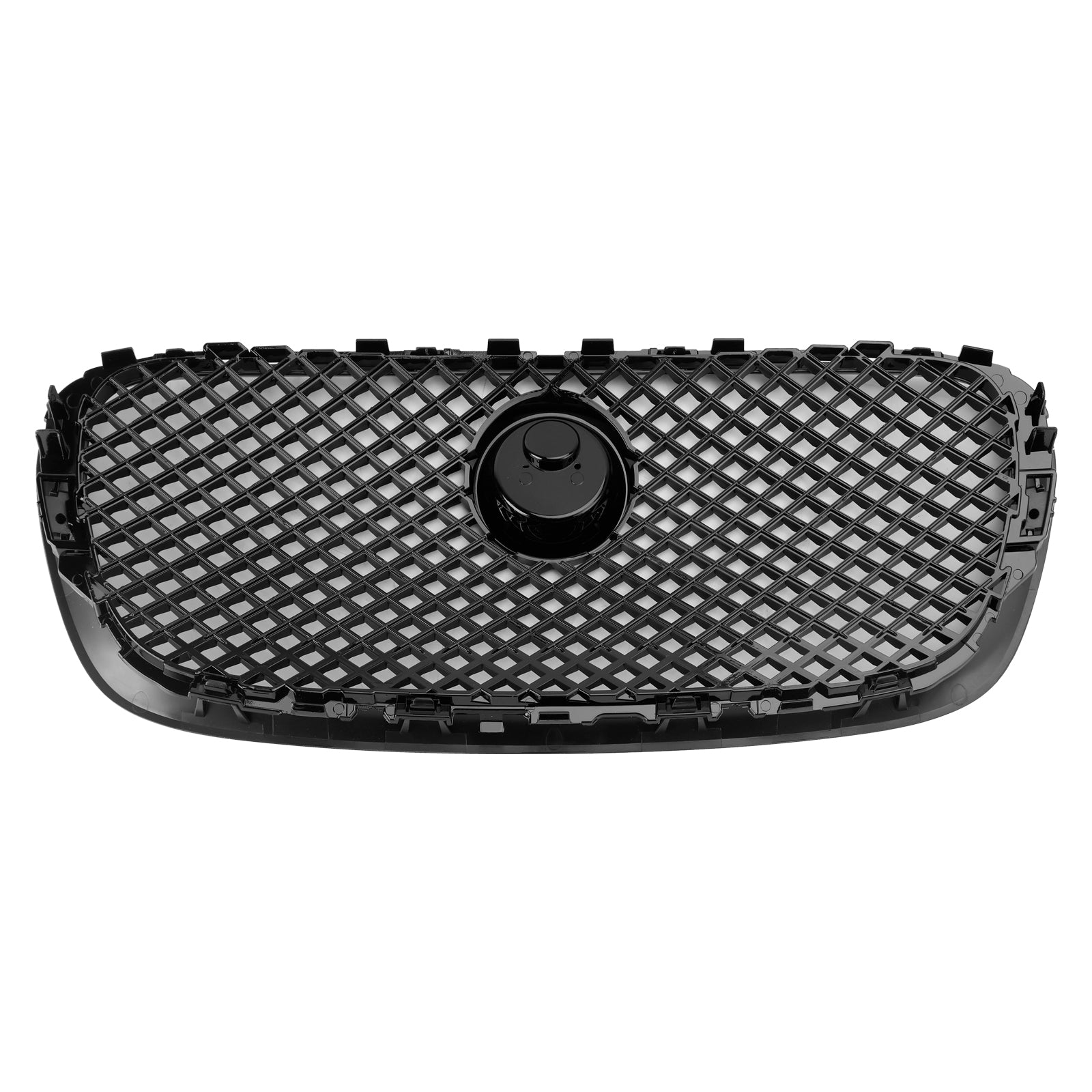 2008 2009 2010 2011 Jaguar XF Pre-Facelift XF-R Style Front Bumper Grill Grille Gloss Black