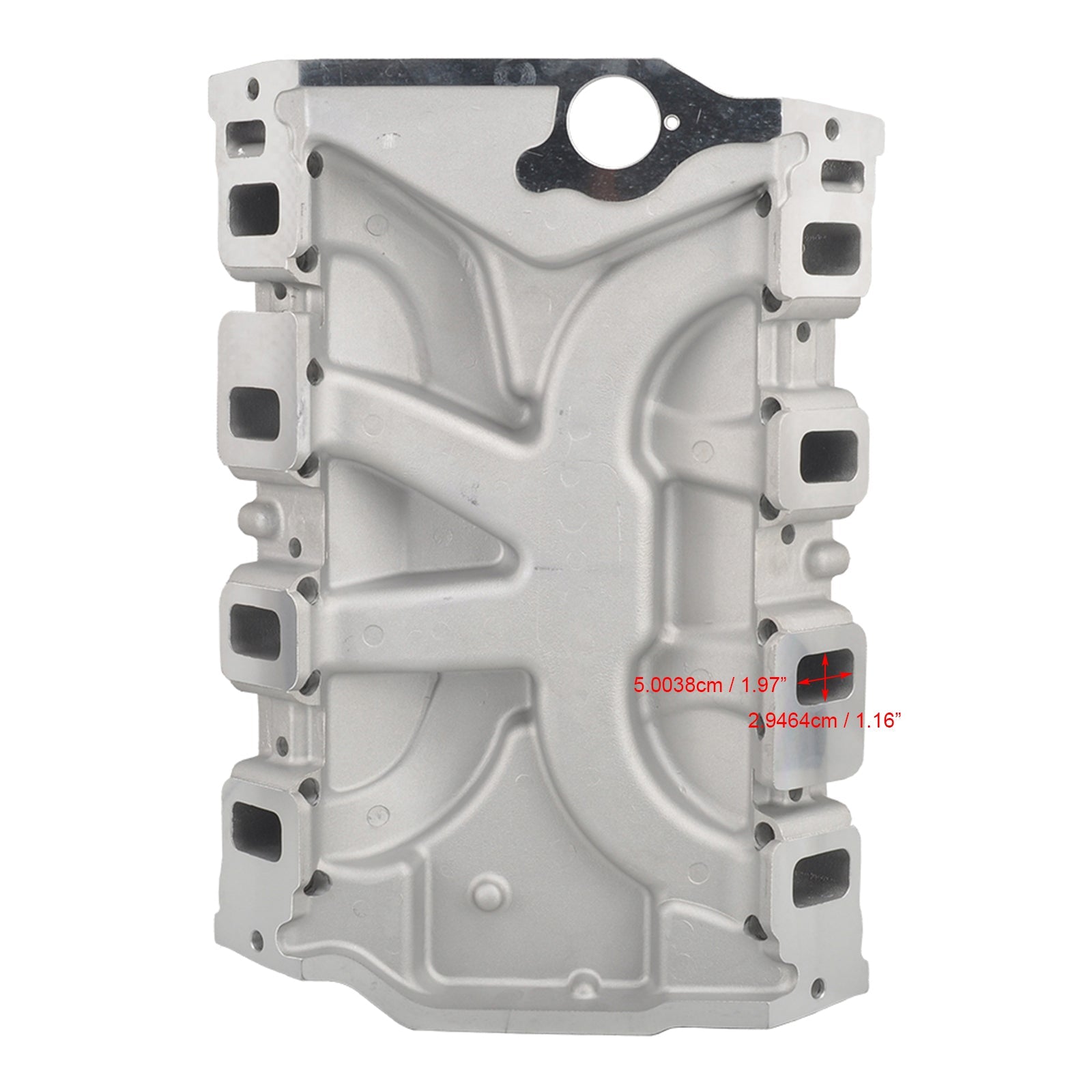 Dual Plane Satin Intake Manifold Fit Ford FE 390 406 410 427 428 Aluminum