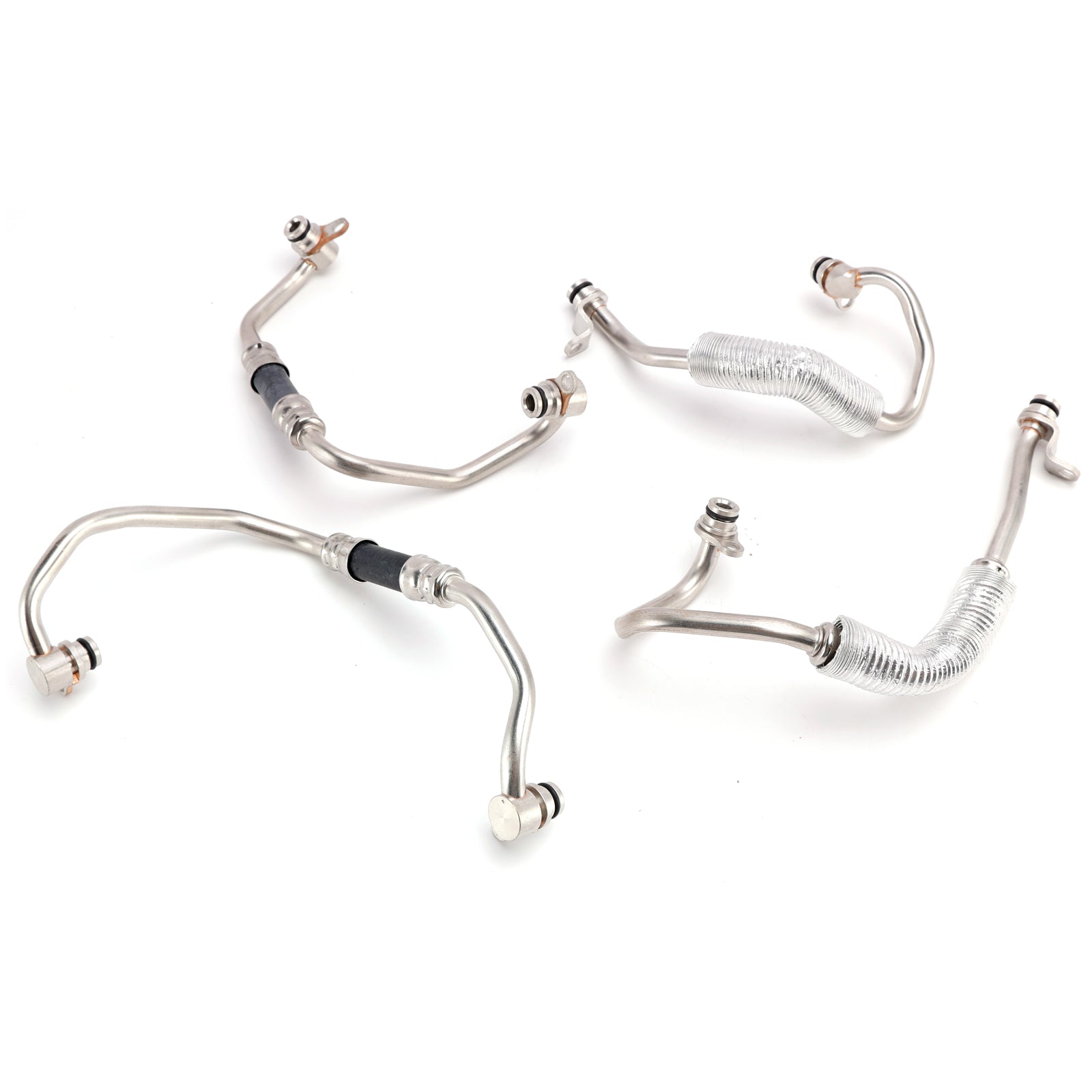 2007-2010 For BMW 335i 4PCS Turbo Charger Coolant Hose Line Kit 11537558902
