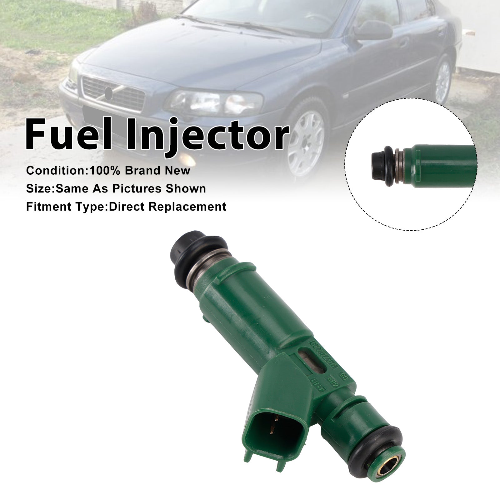 1Pcs Fuel Injector For Volvo S60 2.4L 1999-2005 V70 2.4L 1998-2007 9470229