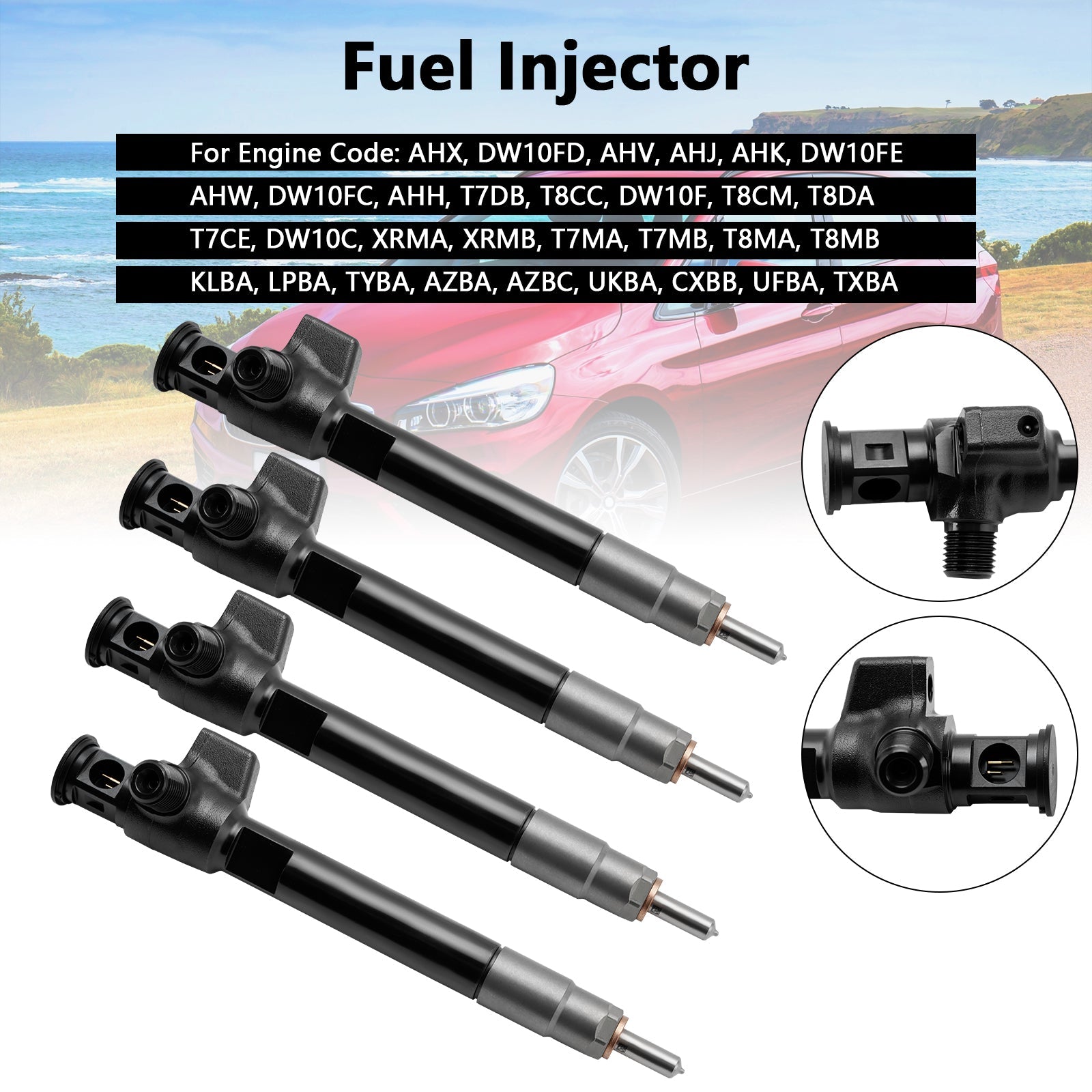 Delphi Diesel R7 4PCS Fuel Injector 28388960 9674984080 28602948