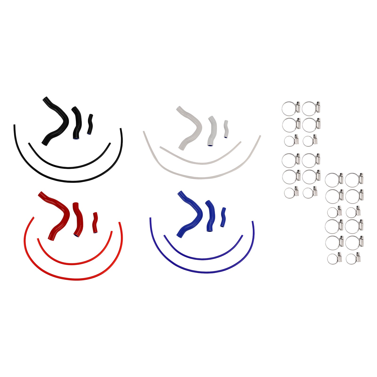 Silicone Radiator coolant Hose For Honda CB750 Hornet XL750 Transalp 23-25