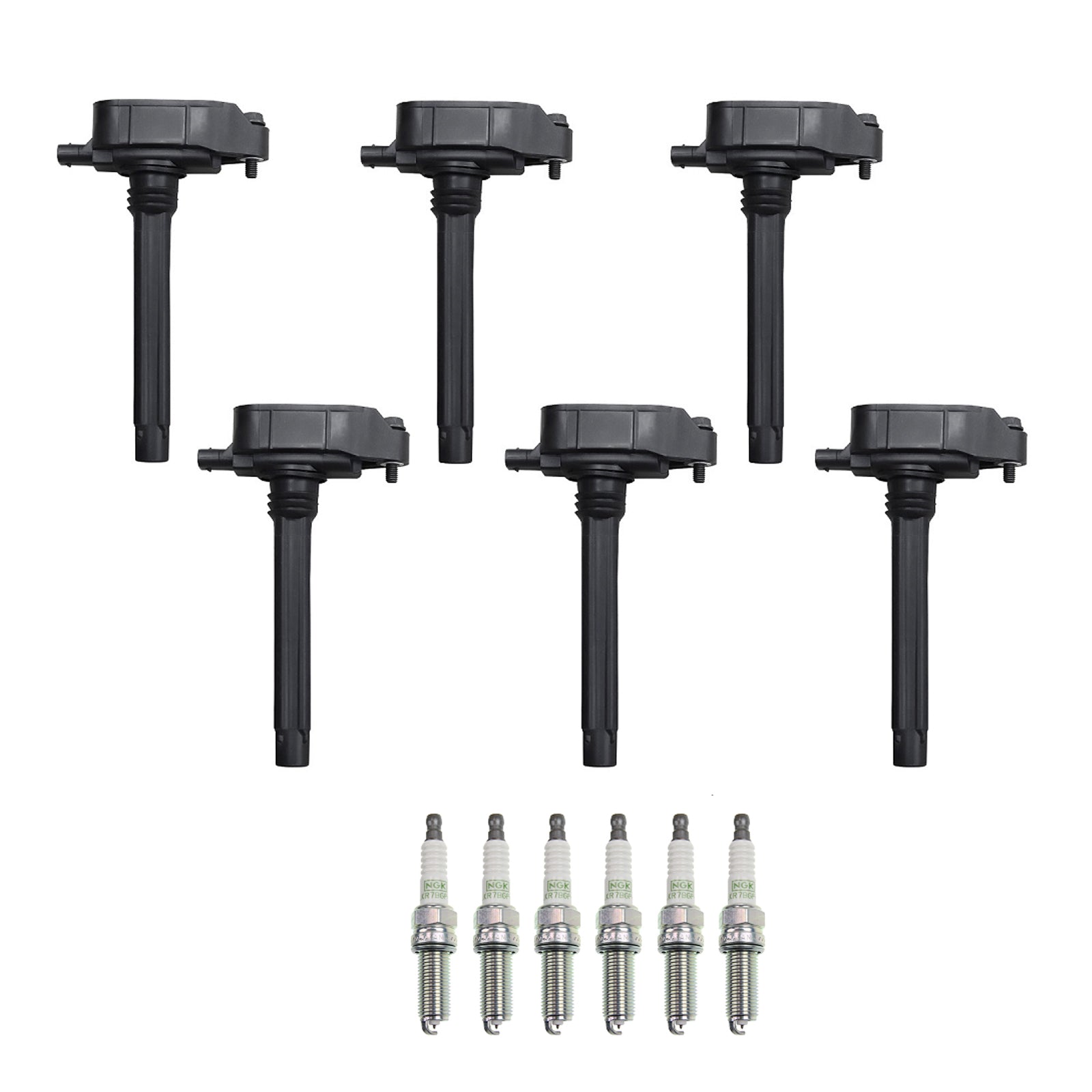6pcs Ignition Coil+Spark Plug UF807 For Dodge Ram Chrysler 3.6L 2016-2021