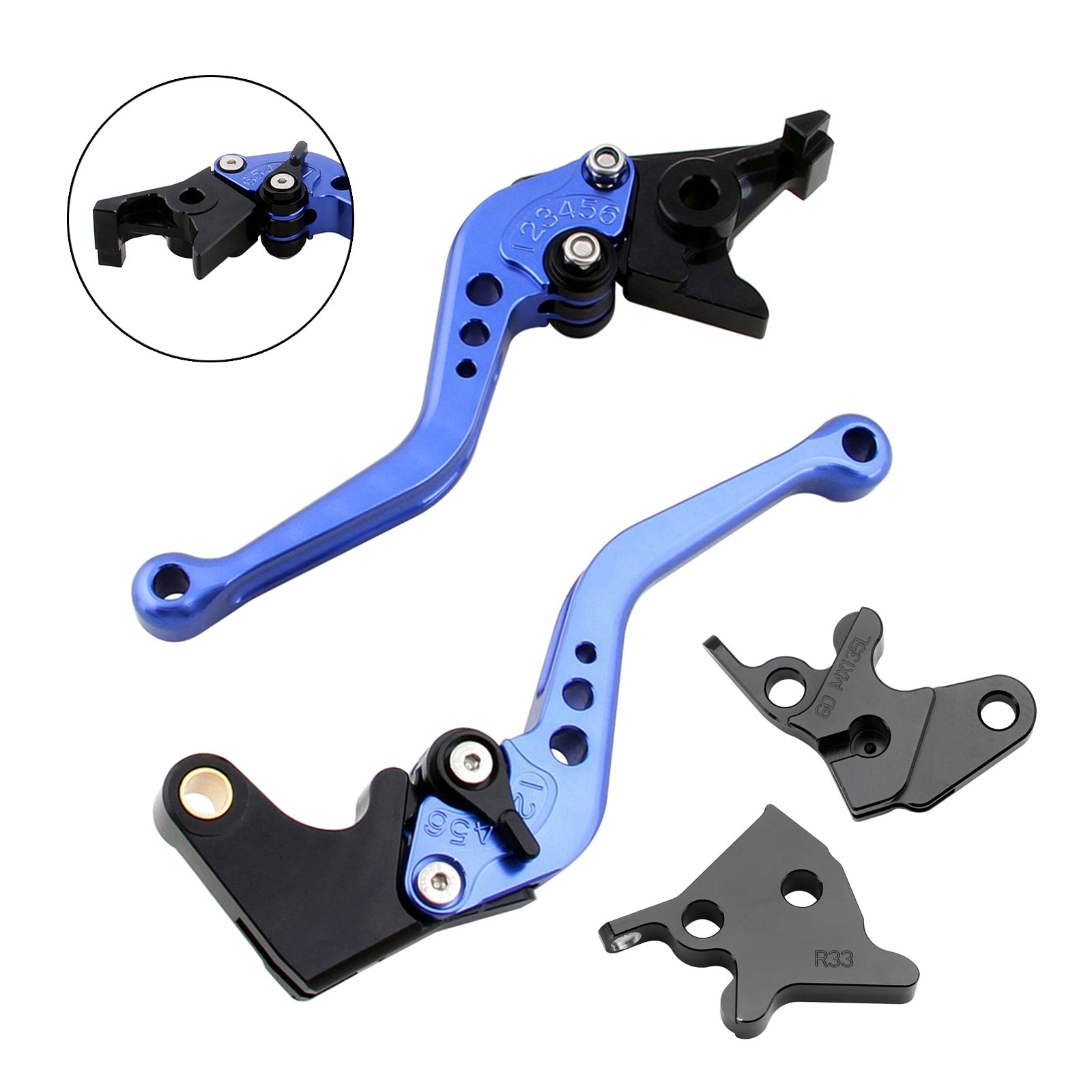 2005-2014 YAMAHA YBR125 NEW Short Clutch Brake Lever