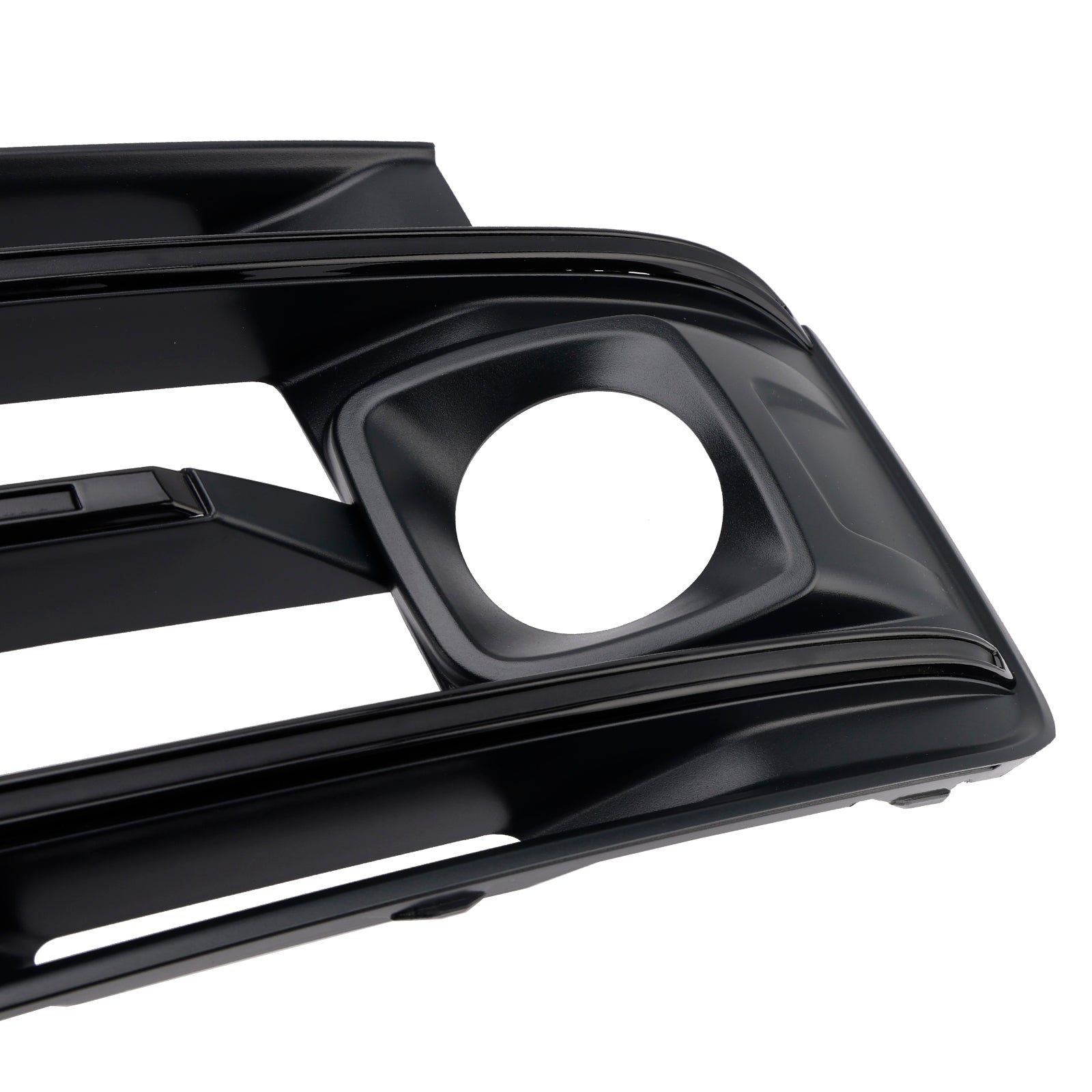 2016-2019 Fit Audi Q7 2PCS Front Bumper Fog Light Grille Cover 4M0807681E