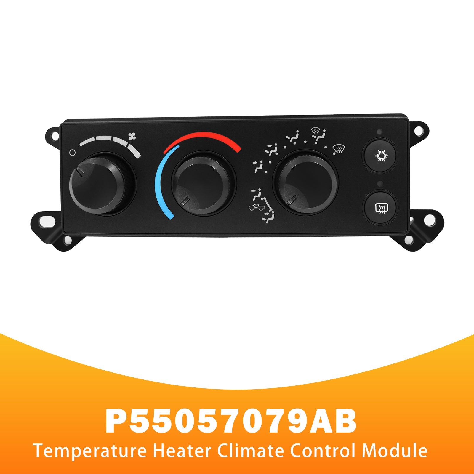2008-2011 Dodge Dakota Temperature Heater Climate Control Module P55057079AB