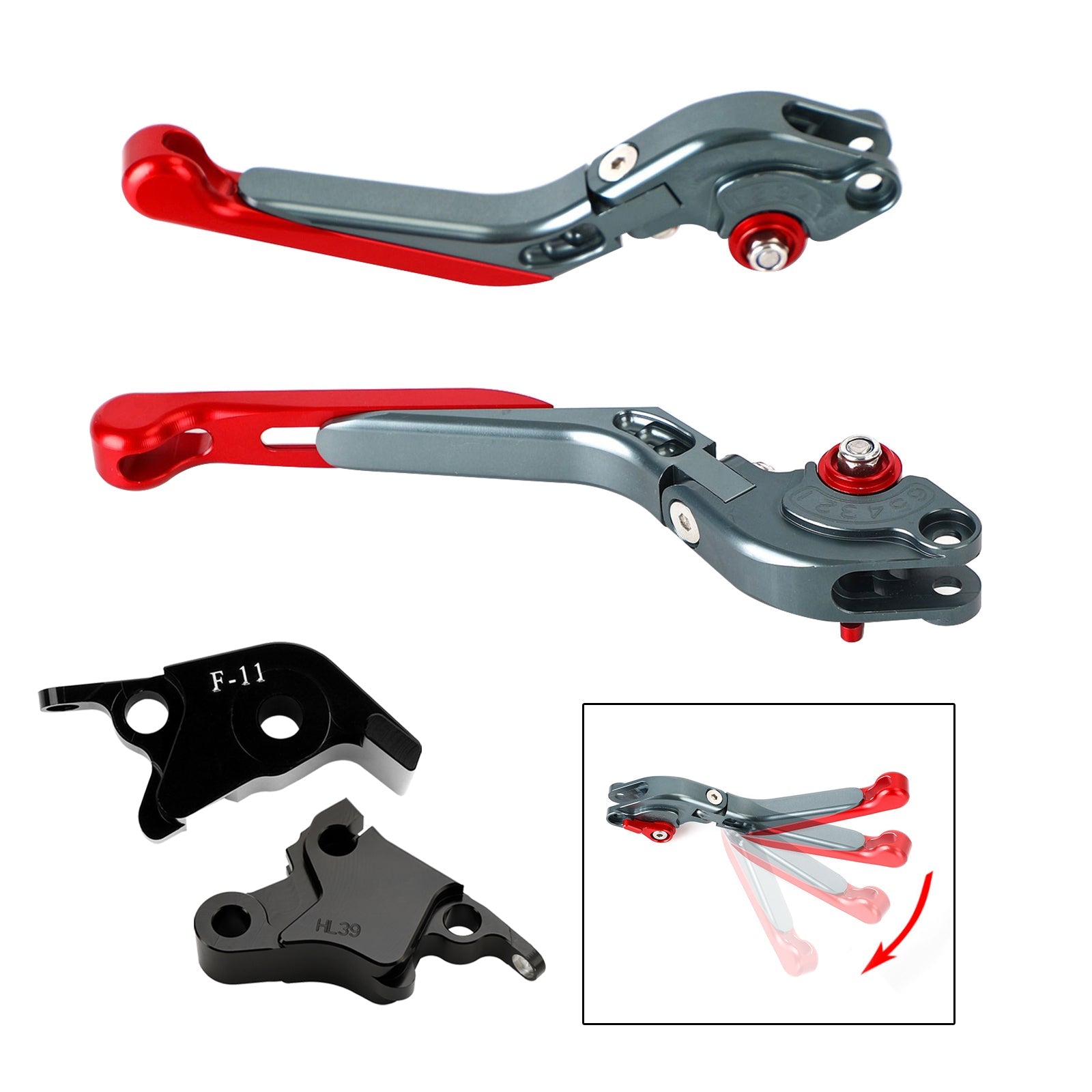 2021-2022 CFMOTO 700CL-X Sport Adjustable Clutch Brake Lever