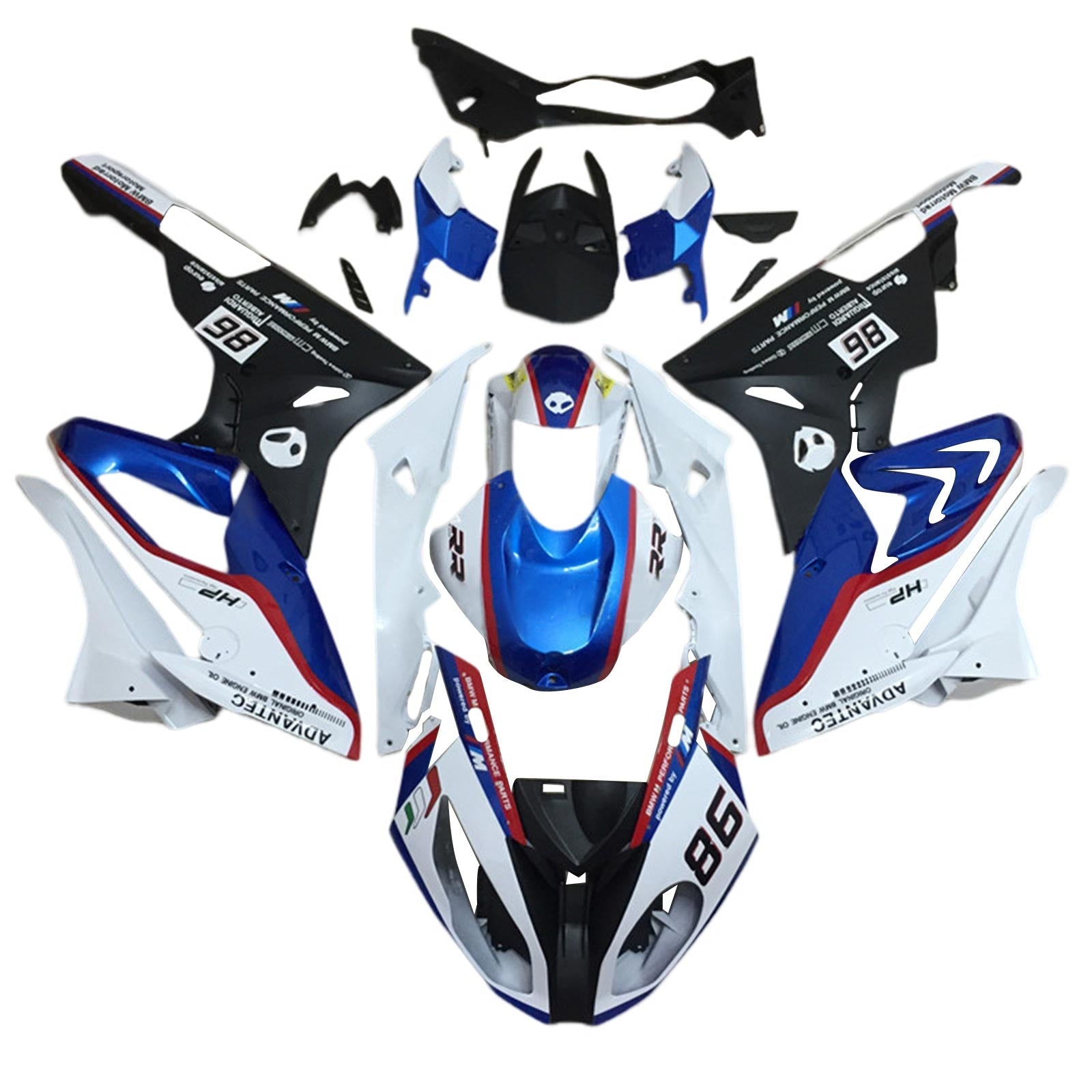 2015-2016 BMW S1000RR Fairing Kit Bodywork Plastic ABS
