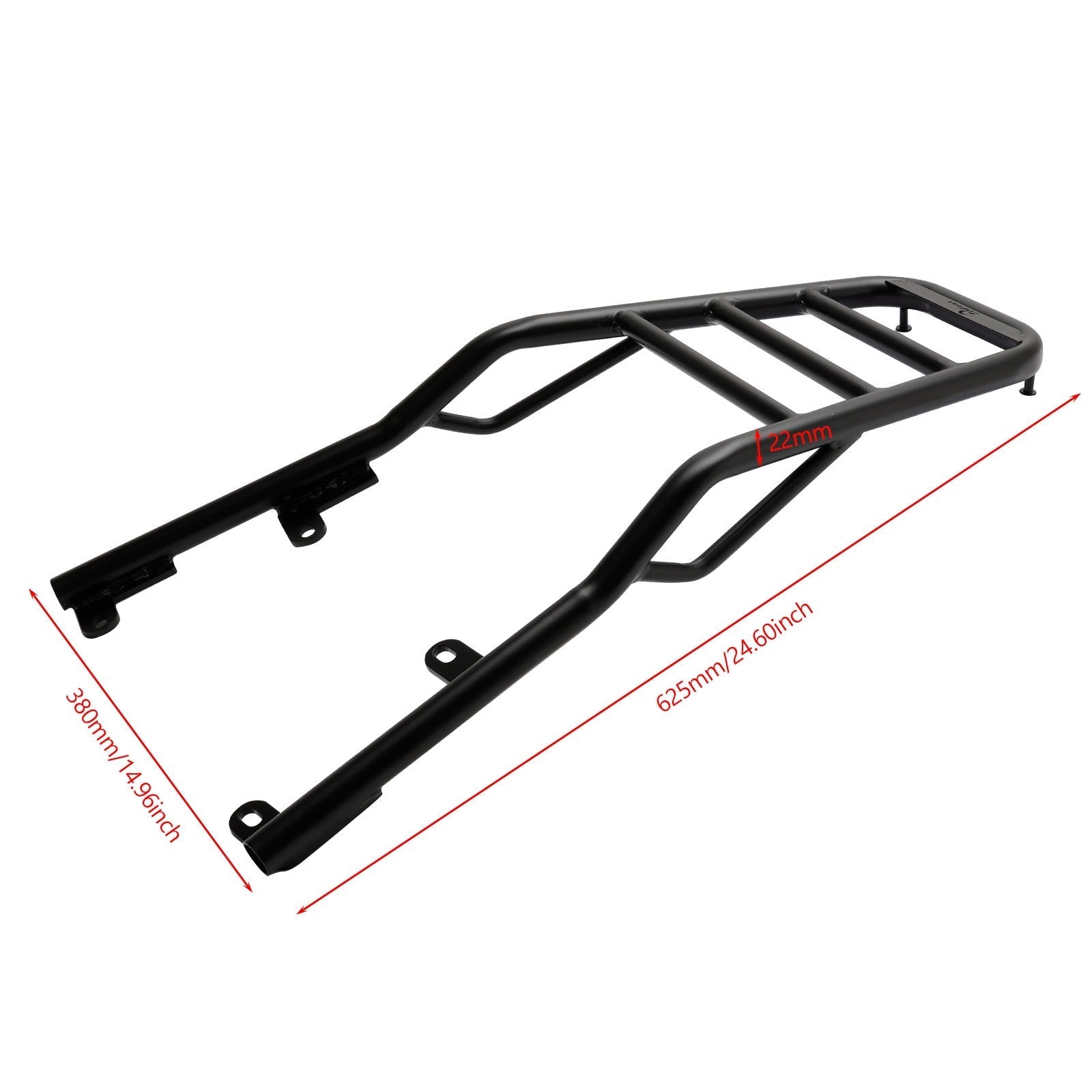2021-2023 Honda NC750 X NC750X NC 750 X Tube Rear Luggage Rack Black