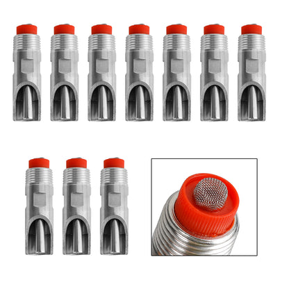 10Pcs Stainless Steel 1/2" Thread Pig Hog Automatic Nipple Drinker Waterer