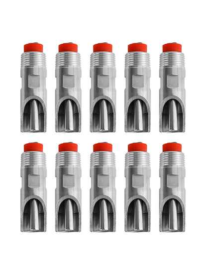 10Pcs Stainless Steel 1/2" Thread Pig Hog Automatic Nipple Drinker Waterer