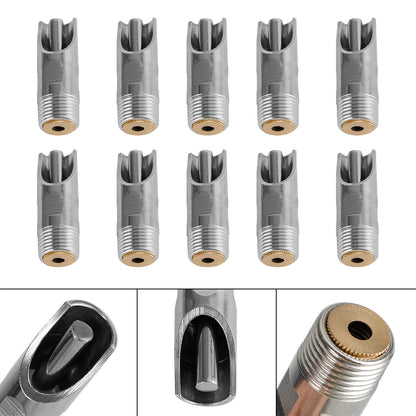 10Pc 1/2" Npt Pig Hog Nipple Drinker Automatic Waterer Feeder Stainless Steel