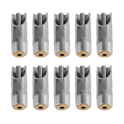 10Pc 1/2" Npt Pig Hog Nipple Drinker Automatic Waterer Feeder Stainless Steel