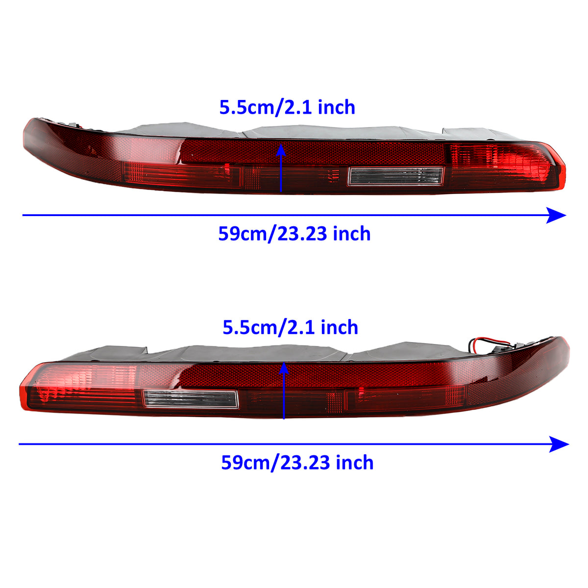 2016-2023 AUDI Q7 (***Only US Version) L+R Rear Bumper Tail Lamp Fog Lamp Assembly 4M0945095A 4M0945096A Generic