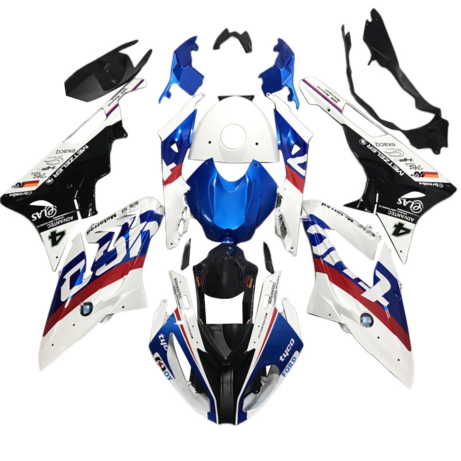 2015-2016 BMW S1000RR Fairing Kit Bodywork Plastic ABS