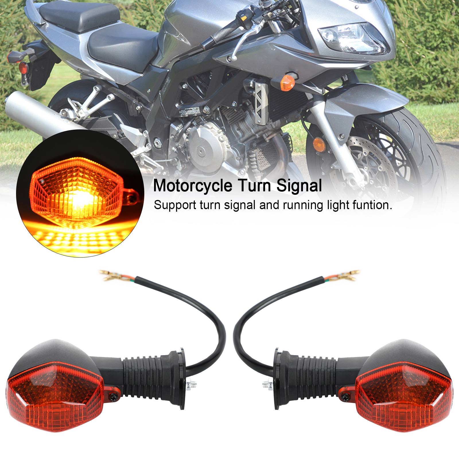 Turn Signal Blinker Indicator Lights for Suzuki GSX 1250FA 2010-2014