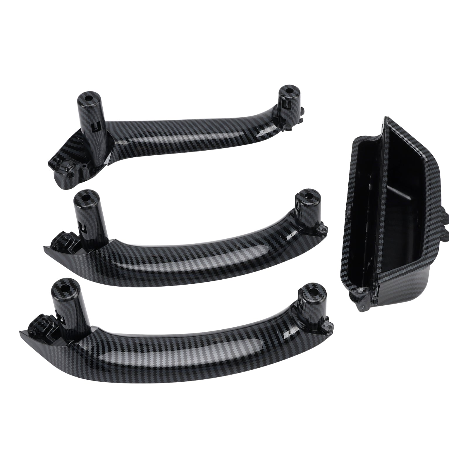 Carbon Fiber Interior Door Handle Kit 51417250307 for BMW X3 (F25) X4 (F26)
