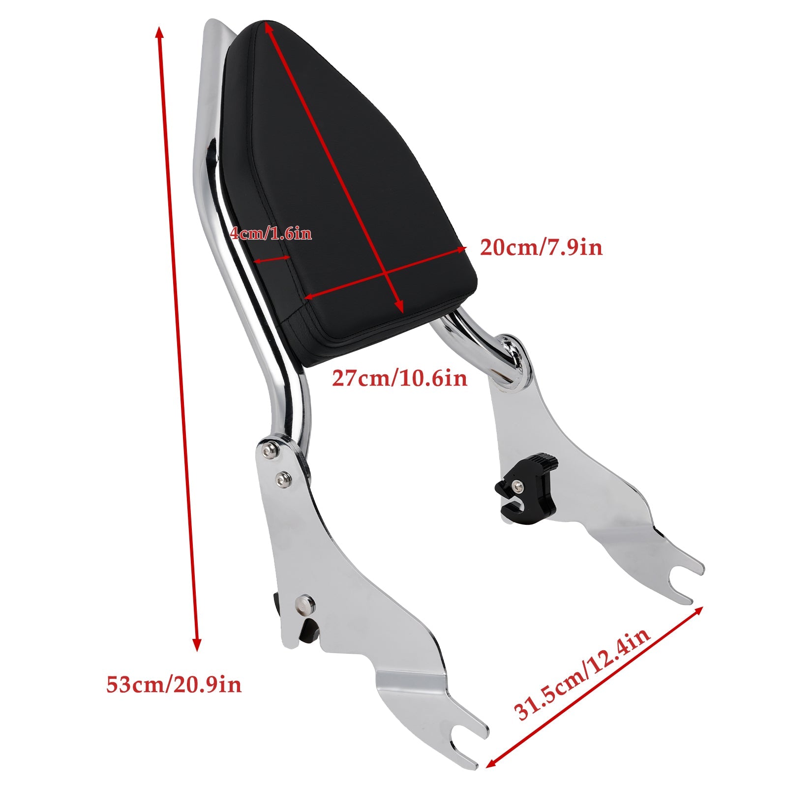 2000-2001, 2009, 2024CVO ROAD GLIDE FLTRSE Passenger Sissy Bar Backrest