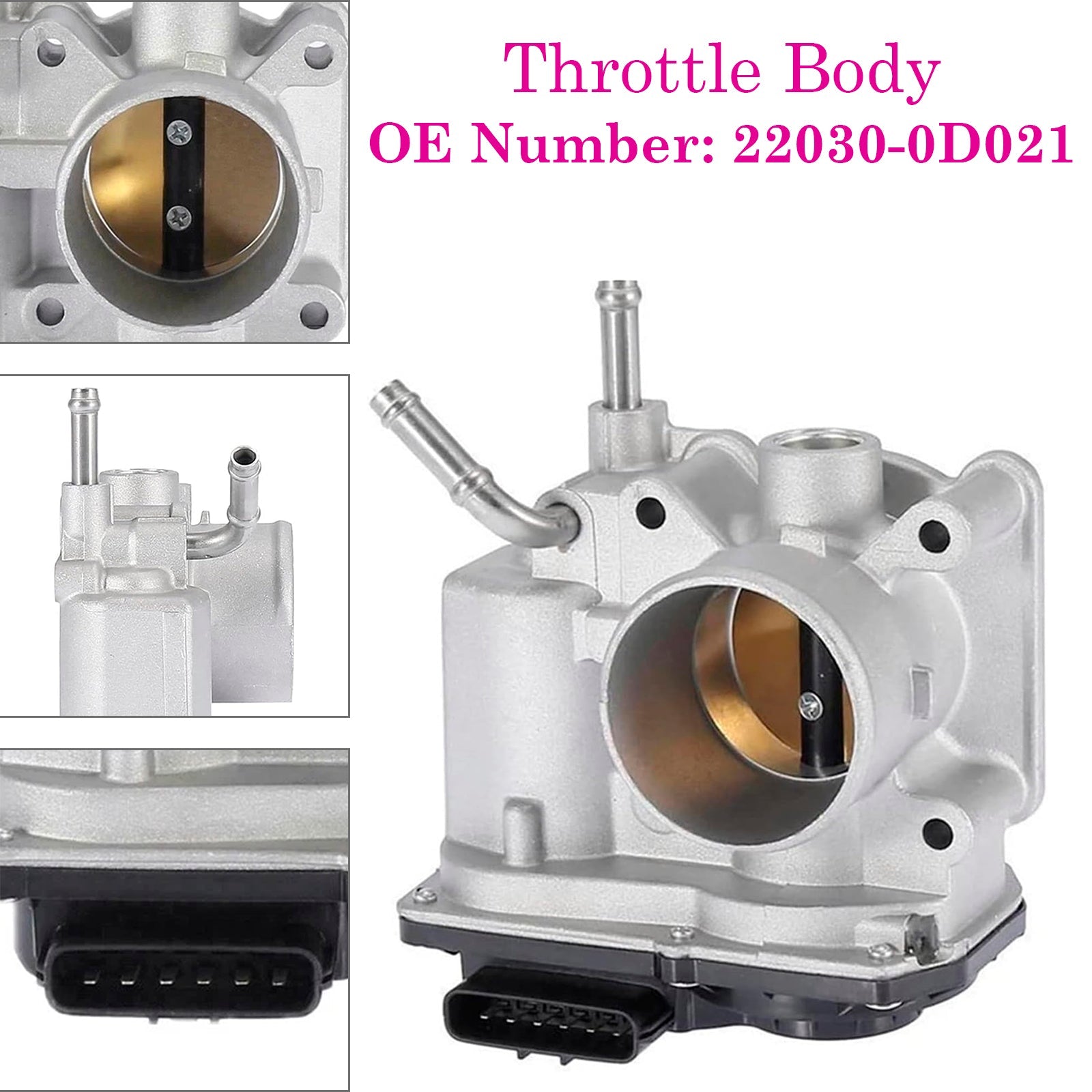 2003-2008 Toyota Avensis Saloon (_T25_) Throttle Body 22030-0D021