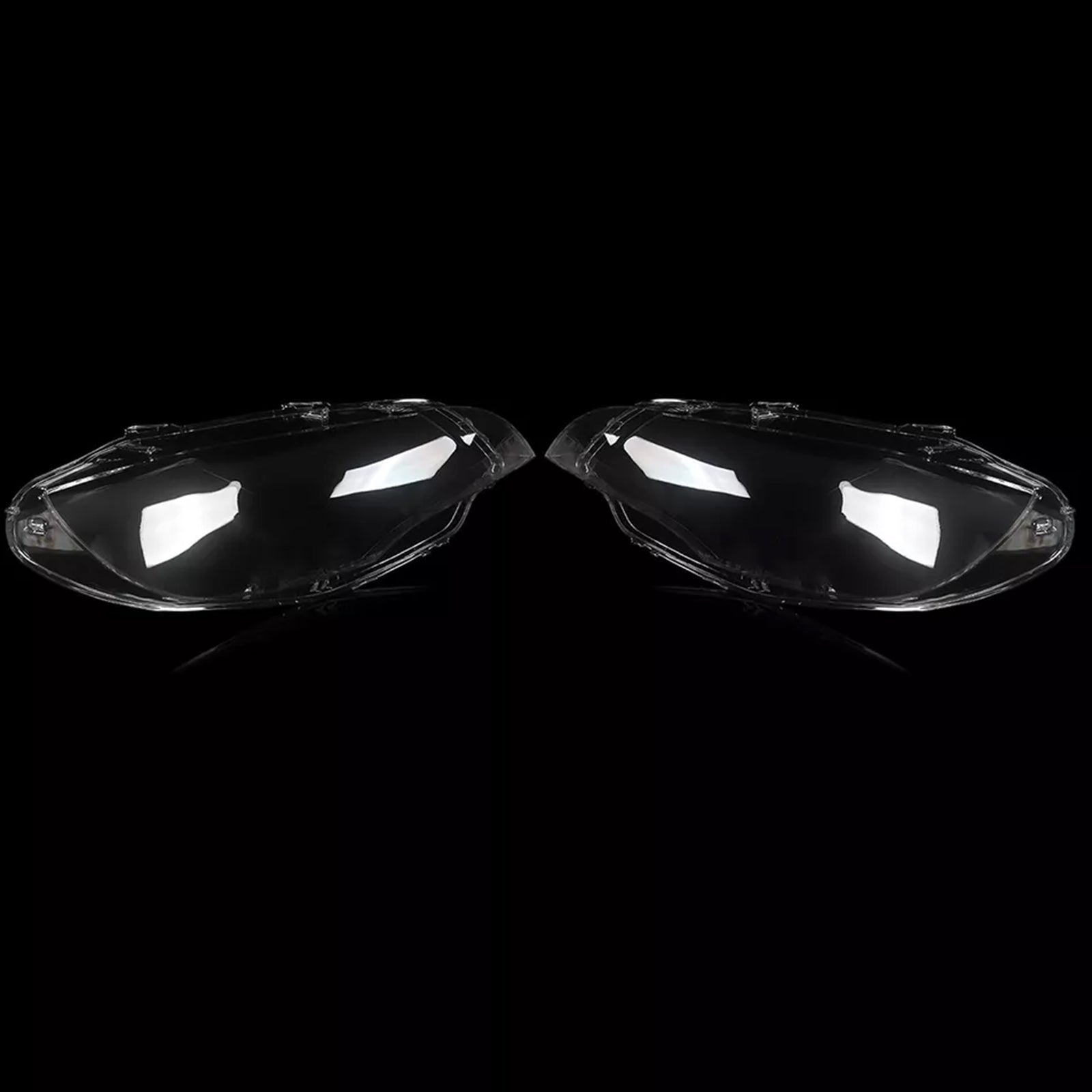 2008-2014 BMW E71 X6 2PCS Clear Headlight Lens Cover Headlamp Left+Right