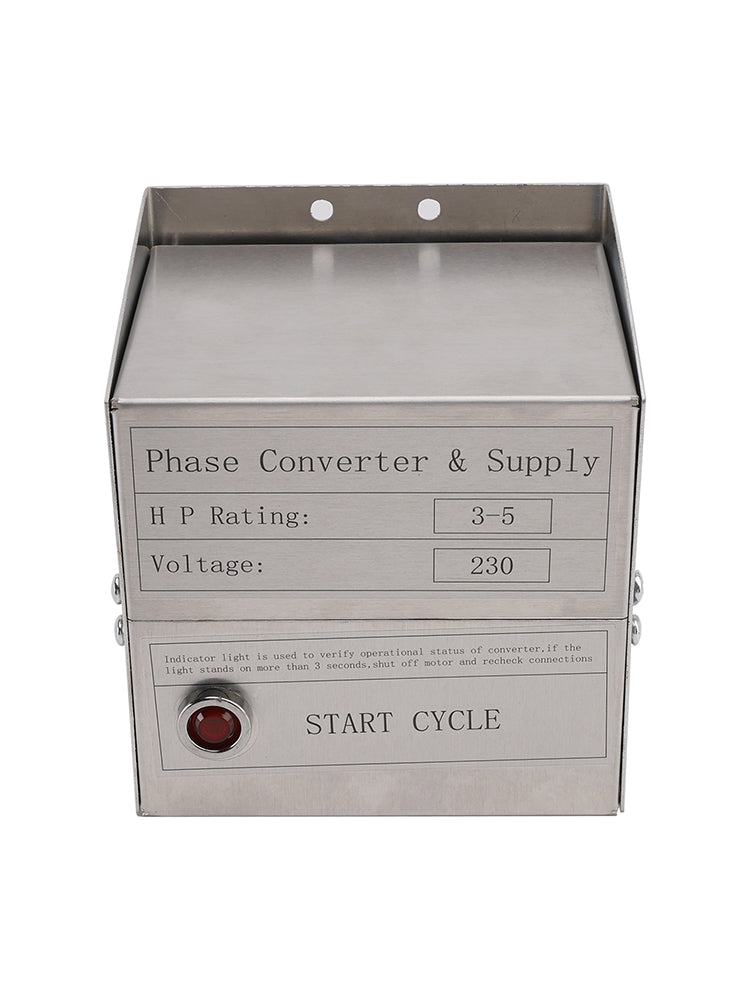 SCM03 Static Phase Converter HD 3-5 Hp For Mill Drill Lathe Saw