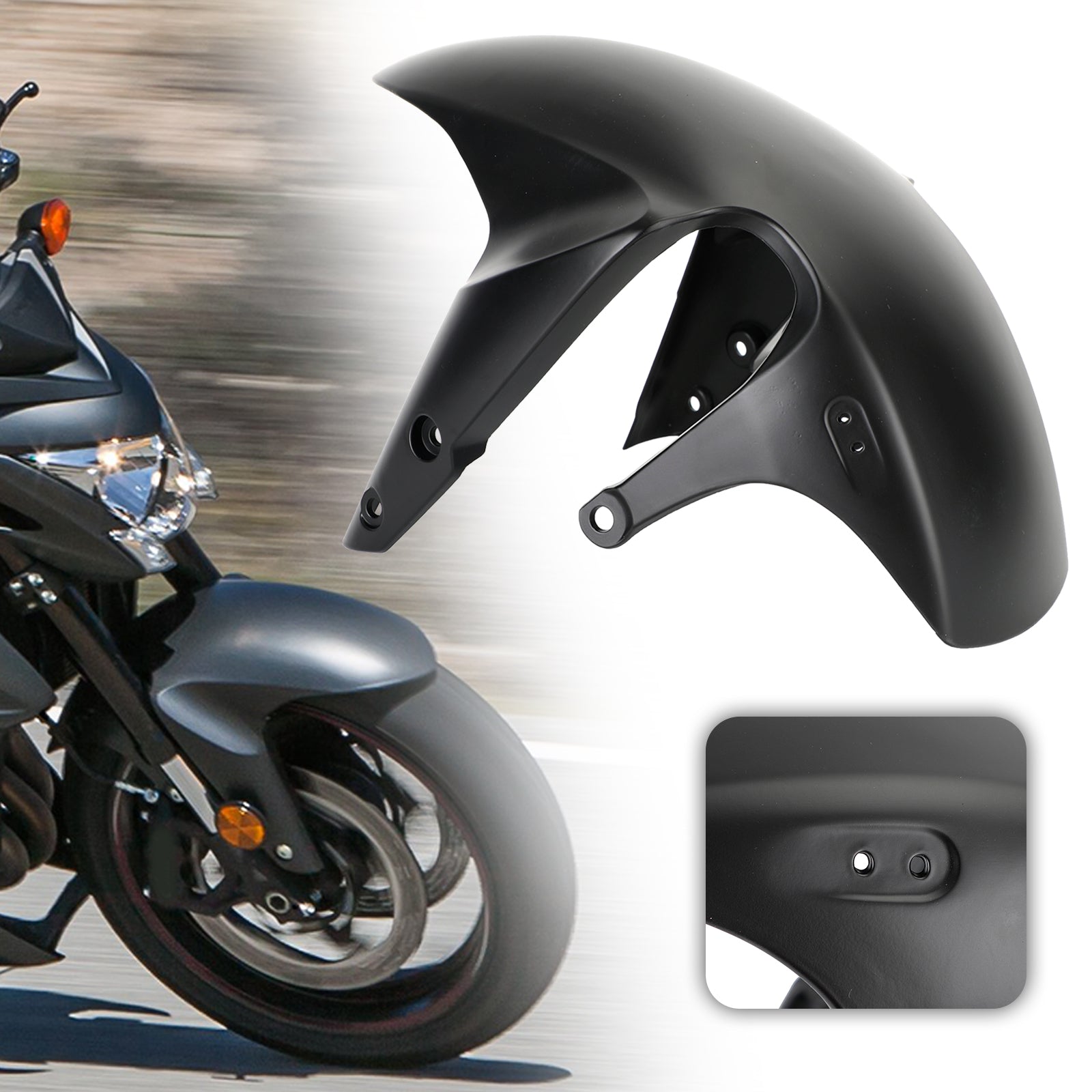 2017-2021S Suzuki GSX-S750 Front Fender Mud Guard Hugger Cowling Fairing Generic