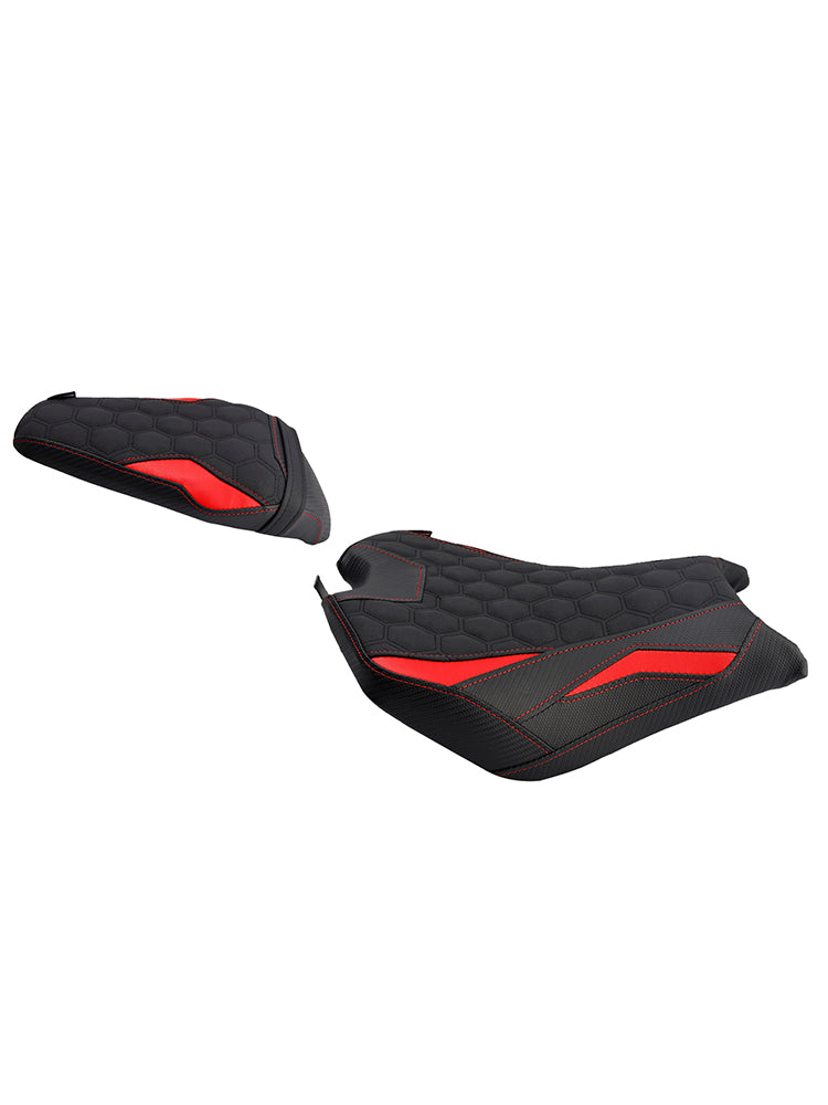 2025- For Kawasaki Z900 Zr900-F Front&Rear Raider Passenger Cushion Kit Red2