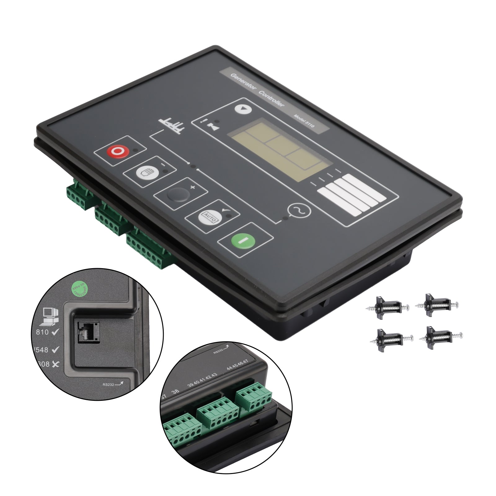 DSE5110 Generator Controller Module Control Panel LCD Display For Deep Sea