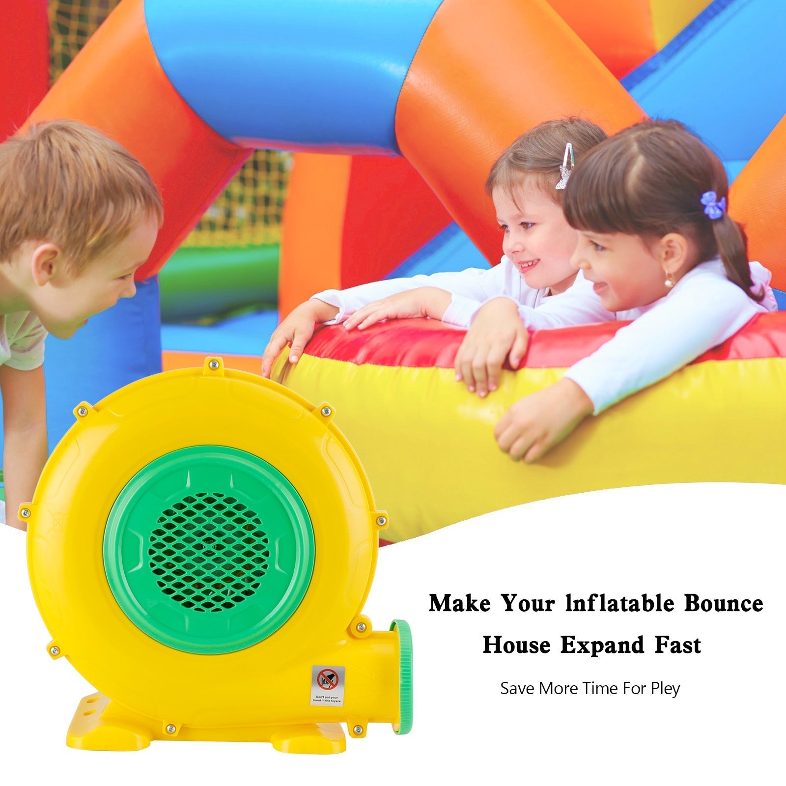 750W Blower Fan Inflatable castle Inflatable Bounce House Water slide Air Pump