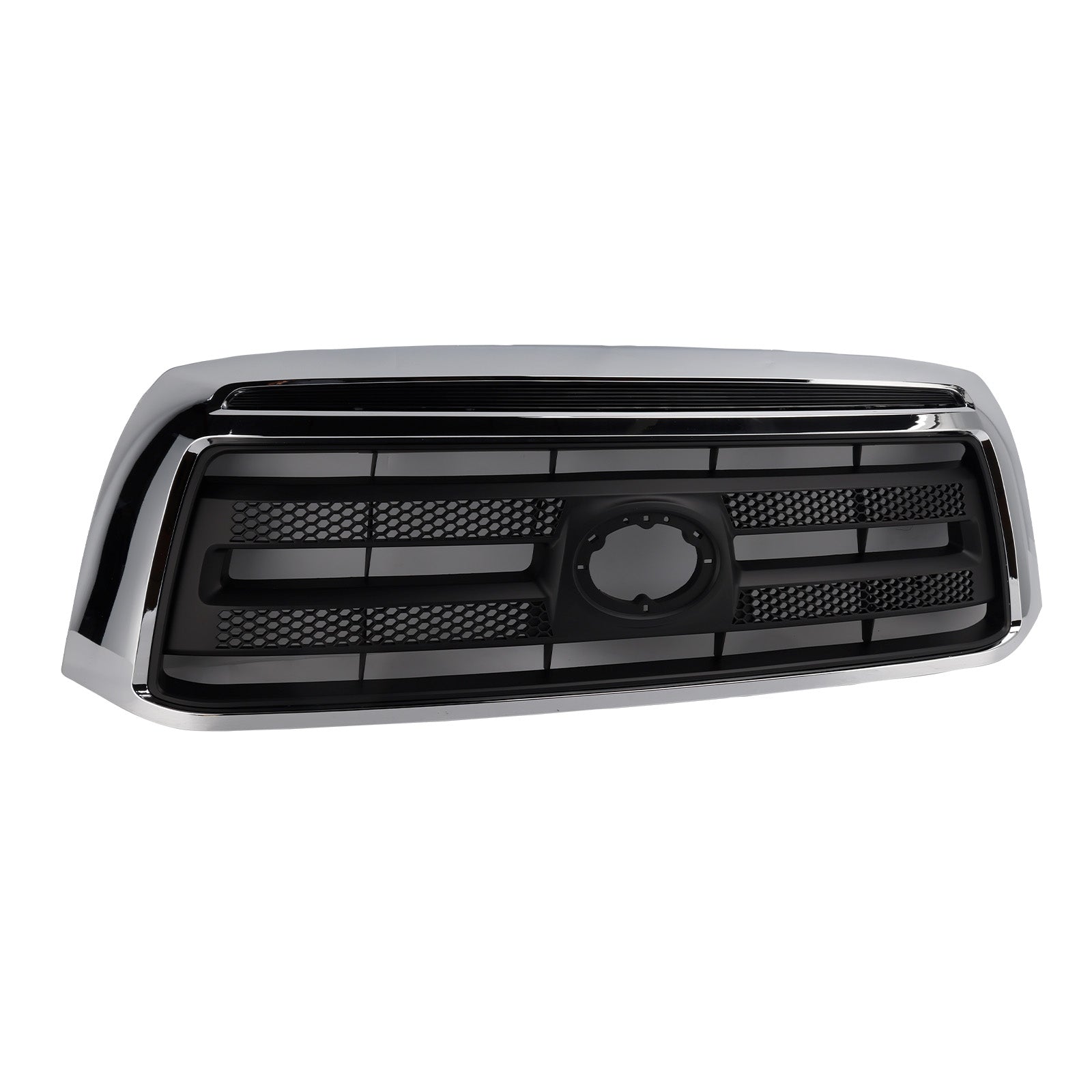 2010-2013 Fit Toyota Tundra Matte Black Chrome Front Bumper Grill Grille