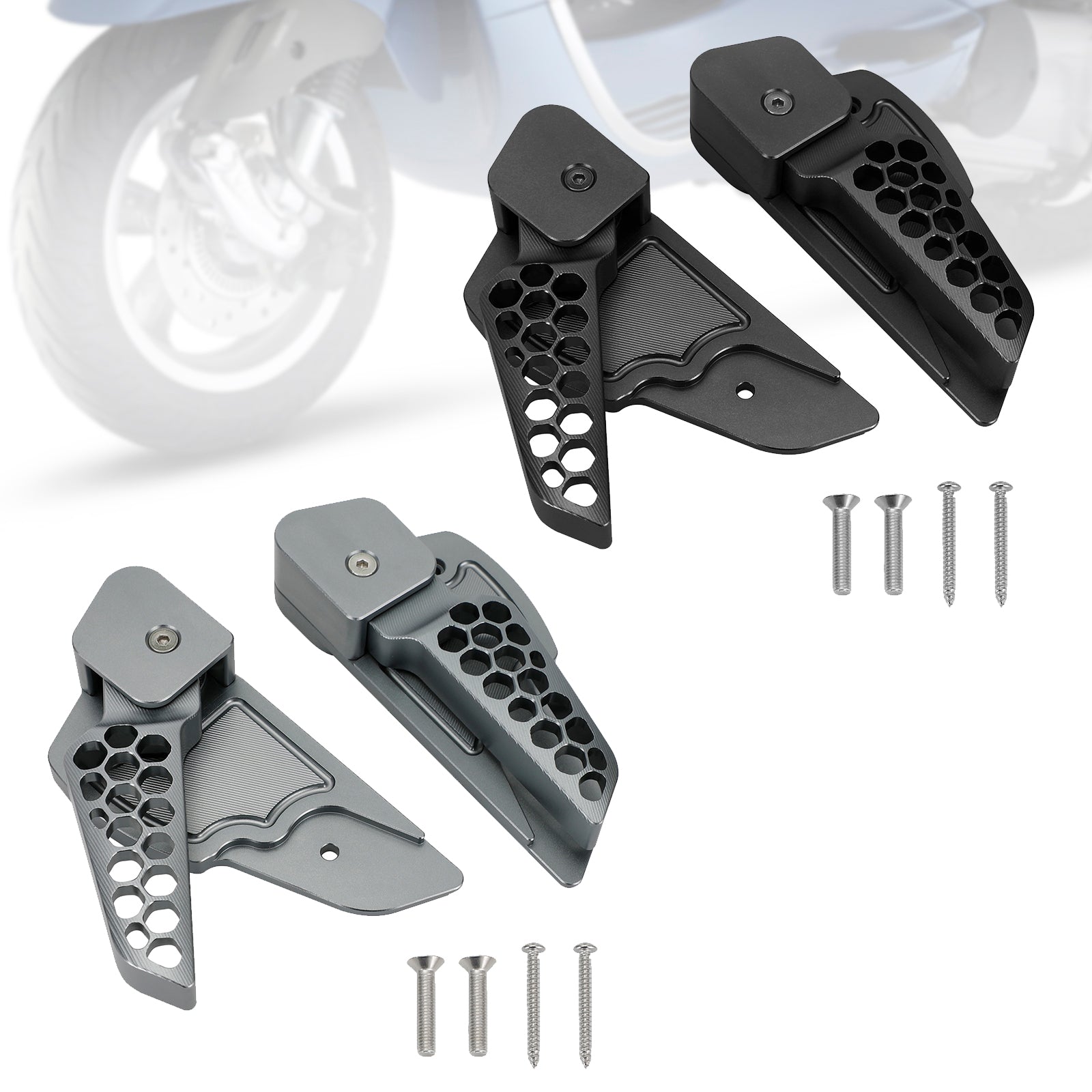 2017-2020 Vespa Primavera/Sprint 125 150 Rear Footrests Foot Peg Fedex Express
