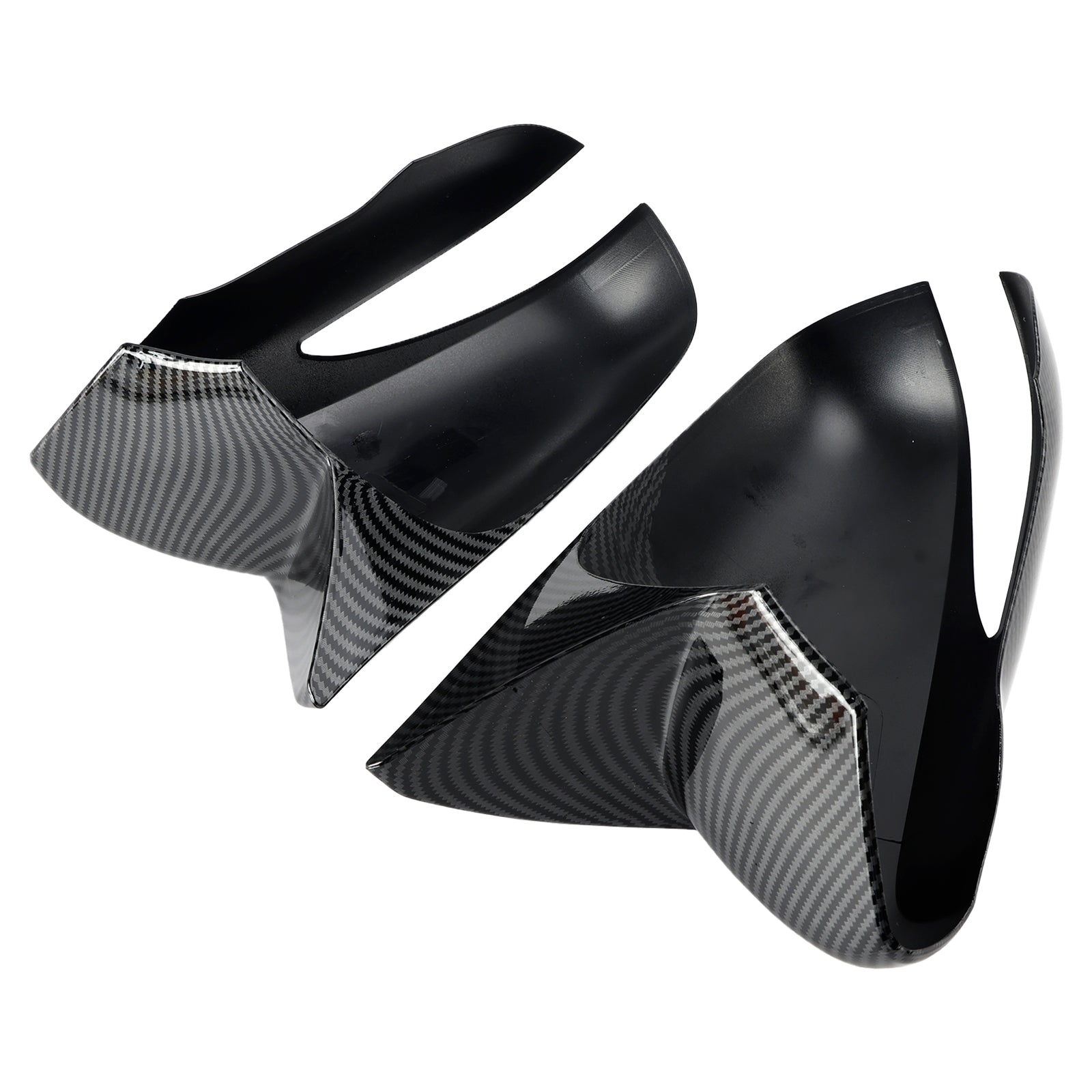2009-2012 Lexus LS460 LS600h Side Mirror Covers Rearview Housing Carbon 8794A53411A0