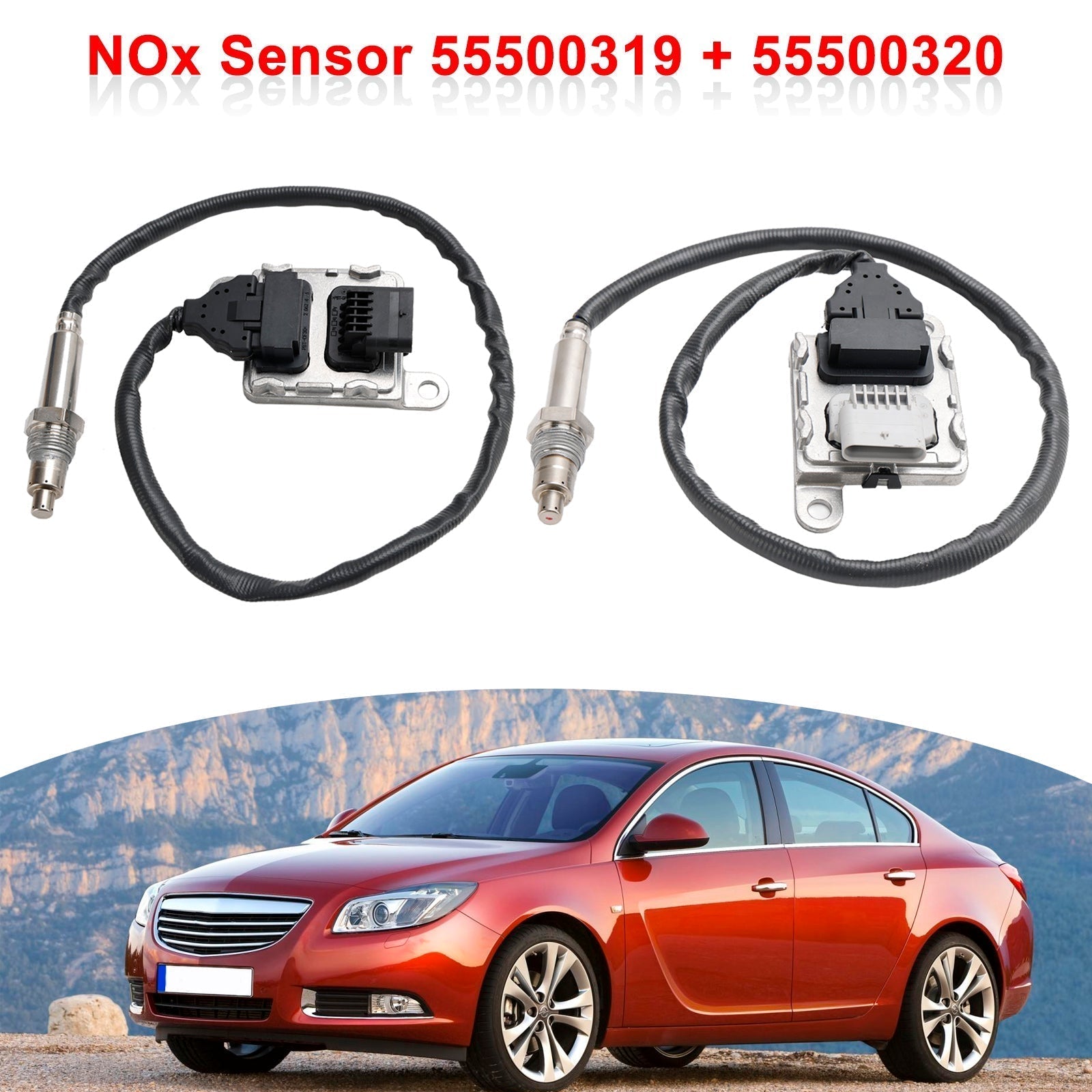 2014-2017 Opel Insignia 2.0 CDTi Nox Sensor Position 1 & 2 170hp B20DTH 55500319 55500320
