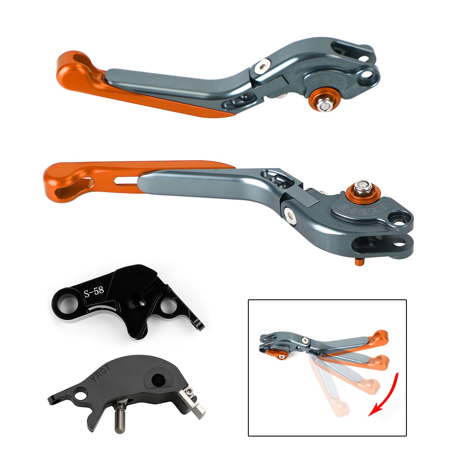 2022-2023 YAMAHA YZF R7 MT-10/SP FZ-10/SP Adjustable Clutch Brake Lever