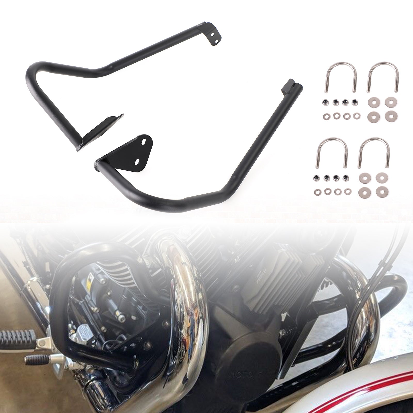 Engine Guard Crash Bar Frame Protector Bumper For Honda Crf250 Crf250L 17-21