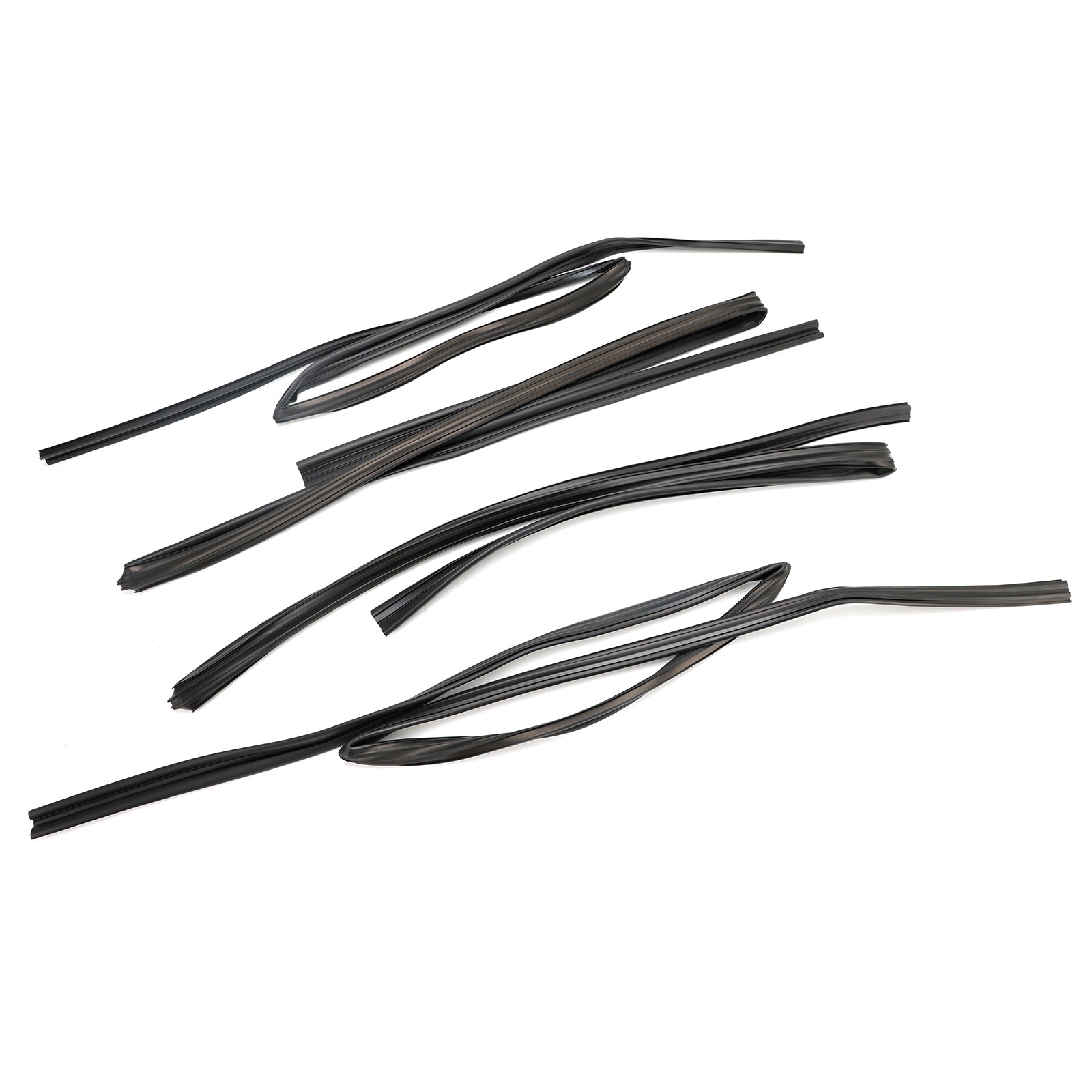 1991-1992 Toyota Land Cruiser&nbsp; Base Sport Utility 4-Door 4.0L 4pcs Door Glass Rubber Seal Moulding