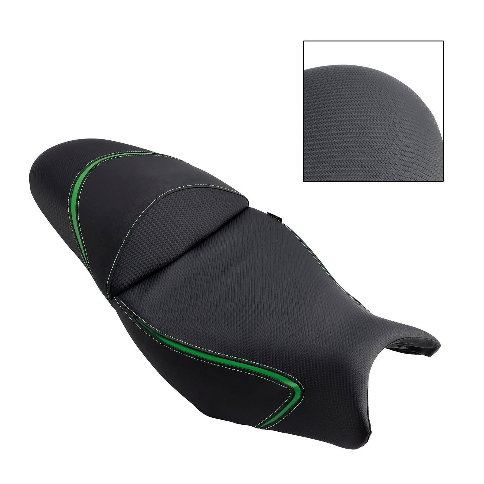 2022-2024 Kawasaki Versys650 Complete Cushion Rider Passenger Seat Green